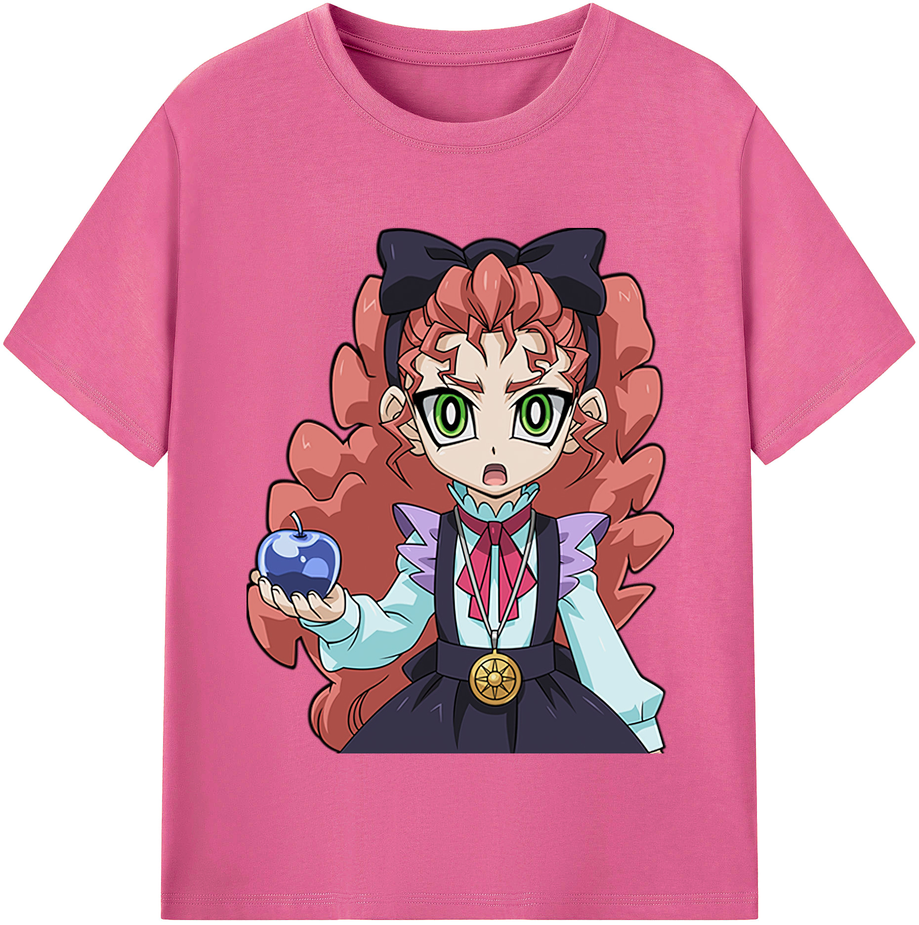 （画像用） 遊☆戯☆王 Yu-Gi-Oh! レディースカジュアルプリントTシャツ（綿100％）