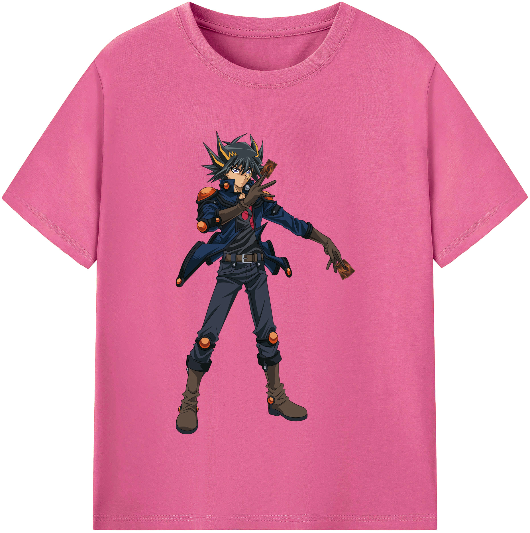 （画像用） 遊☆戯☆王 Yu-Gi-Oh! レディースカジュアルプリントTシャツ（綿100％）