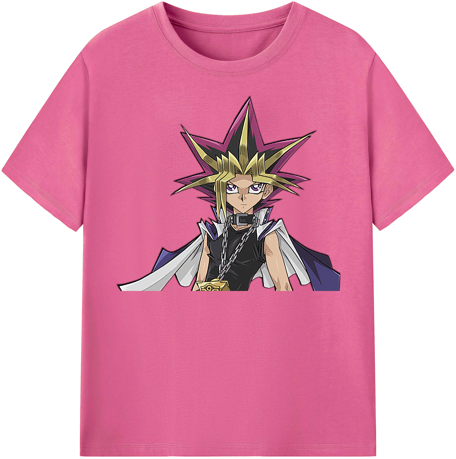（画像用） 遊☆戯☆王 Yu-Gi-Oh! レディースカジュアルプリントTシャツ（綿100％）