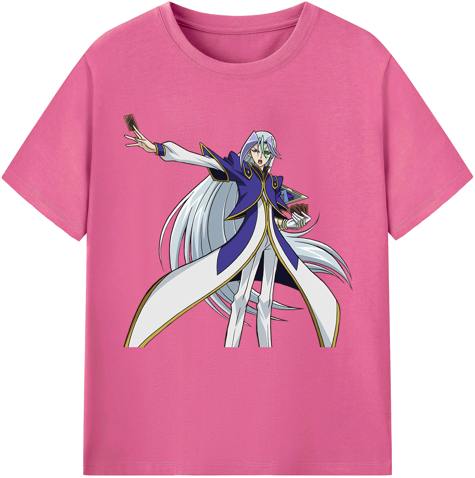 （画像用） 遊☆戯☆王 Yu-Gi-Oh! レディースカジュアルプリントTシャツ（綿100％）