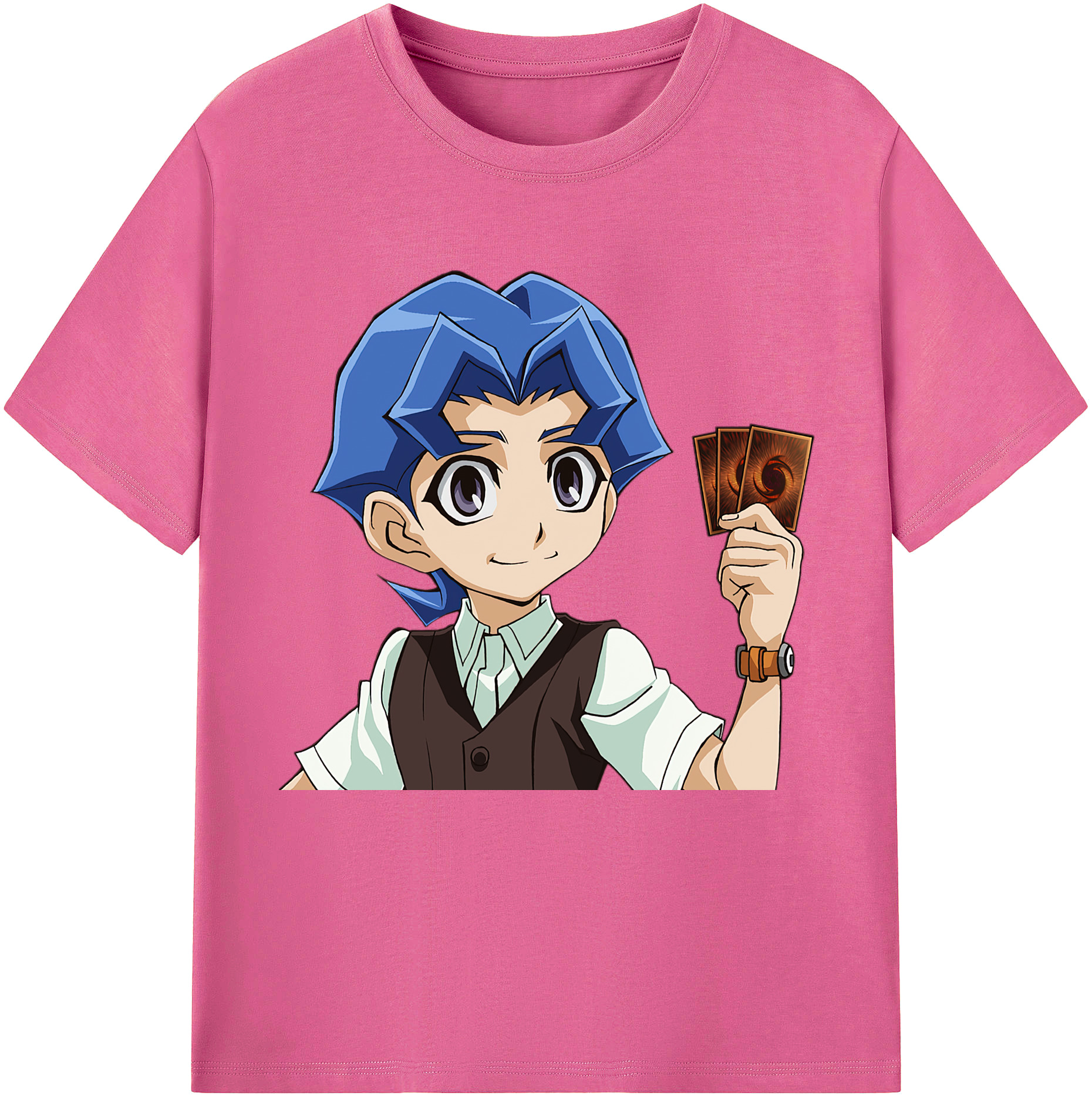 （画像用） 遊☆戯☆王 Yu-Gi-Oh! レディースカジュアルプリントTシャツ（綿100％）