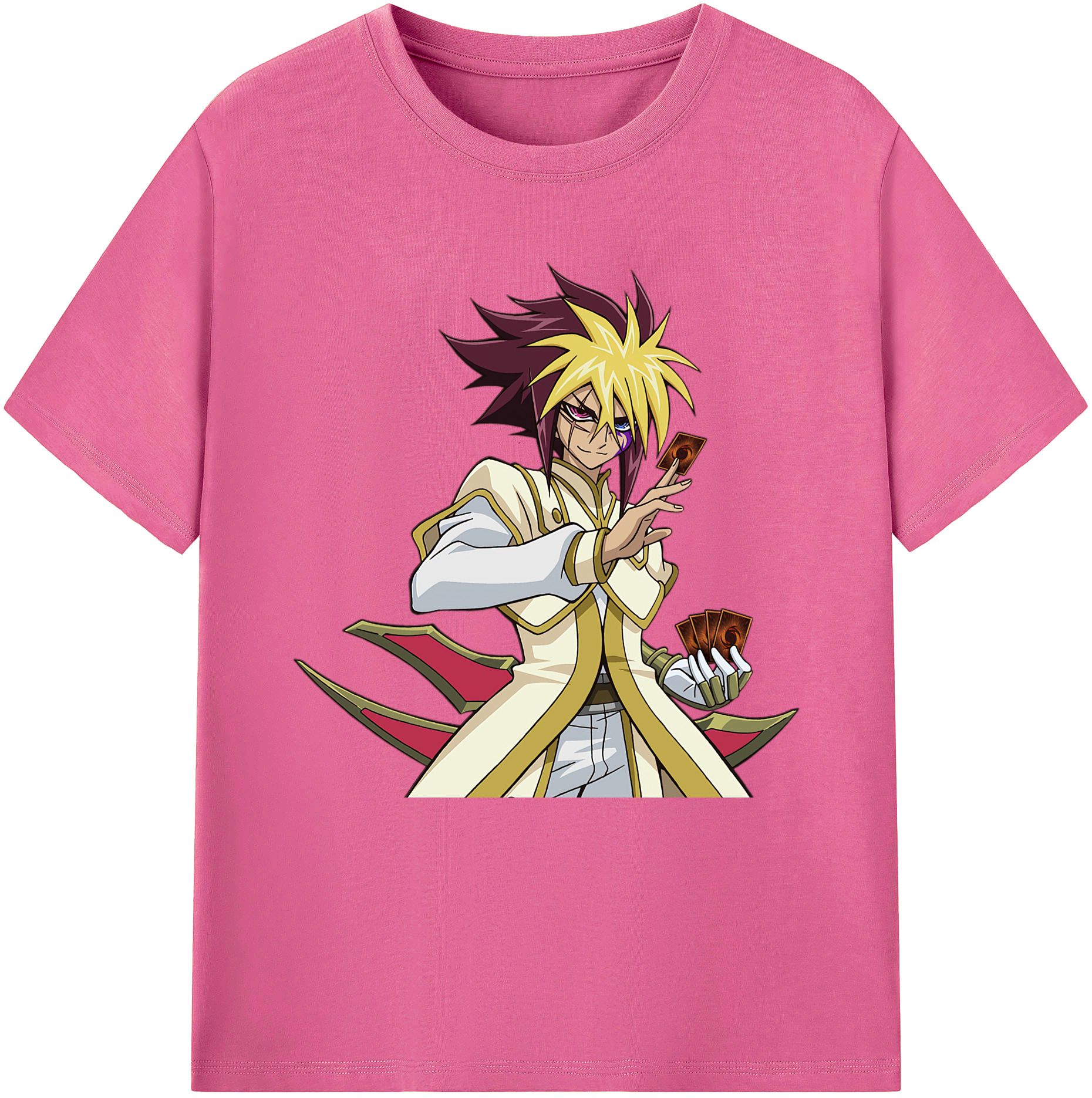 （画像用） 遊☆戯☆王 Yu-Gi-Oh! レディースカジュアルプリントTシャツ（綿100％）