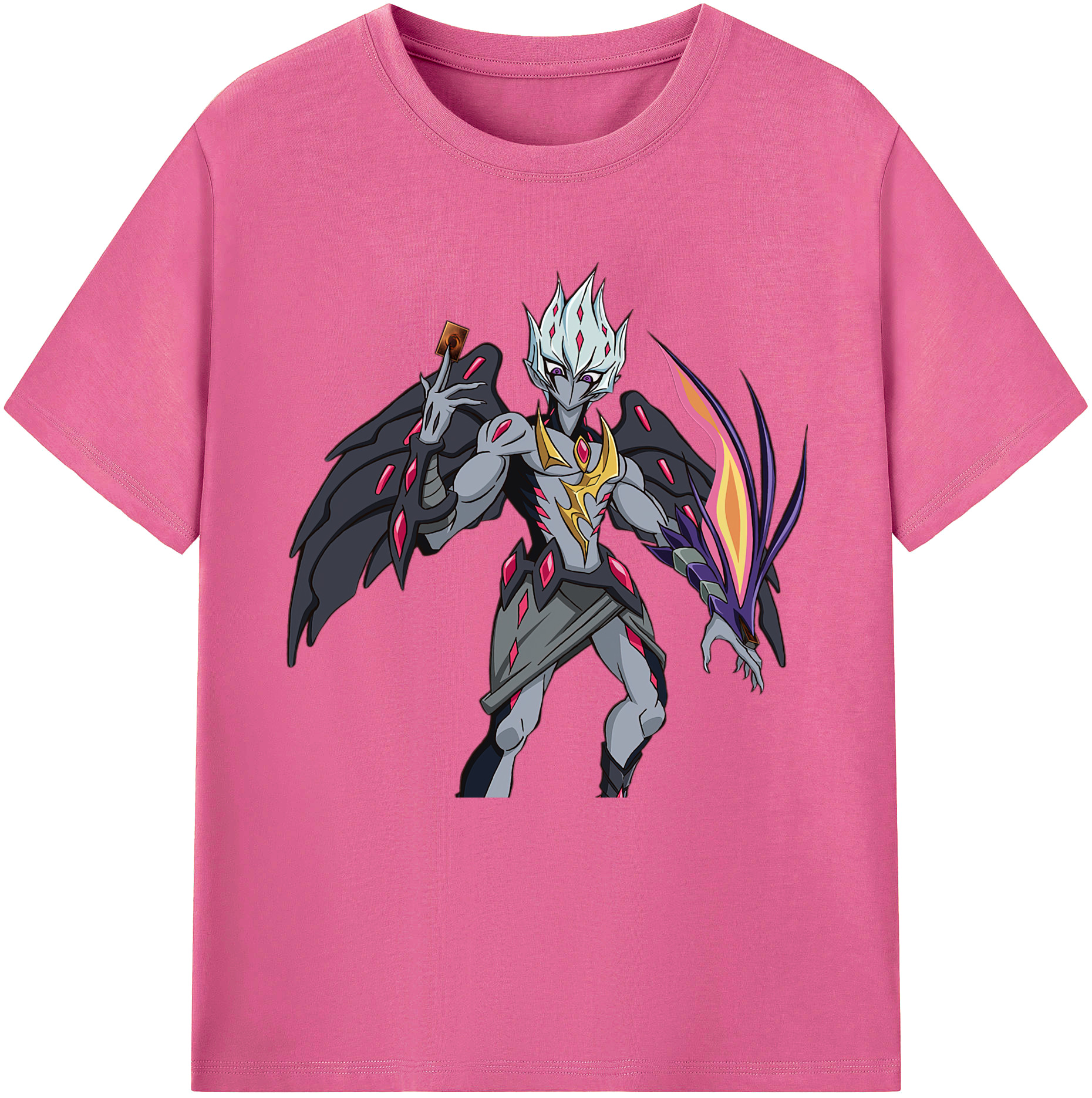 （画像用） 遊☆戯☆王 Yu-Gi-Oh! レディースカジュアルプリントTシャツ（綿100％）