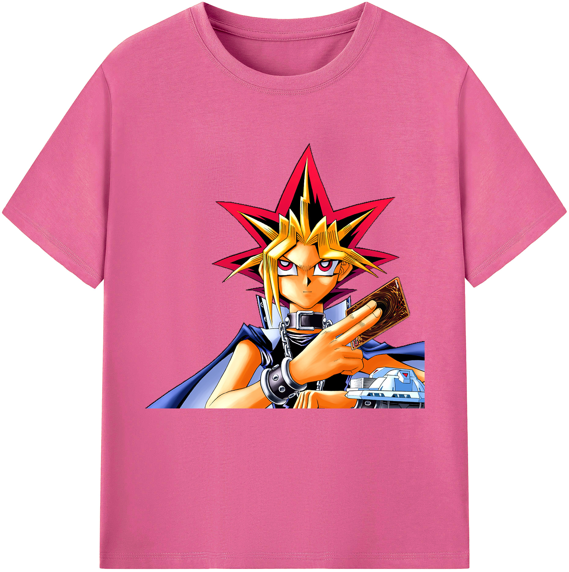 （画像用） 遊☆戯☆王 Yu-Gi-Oh! レディースカジュアルプリントTシャツ（綿100％）