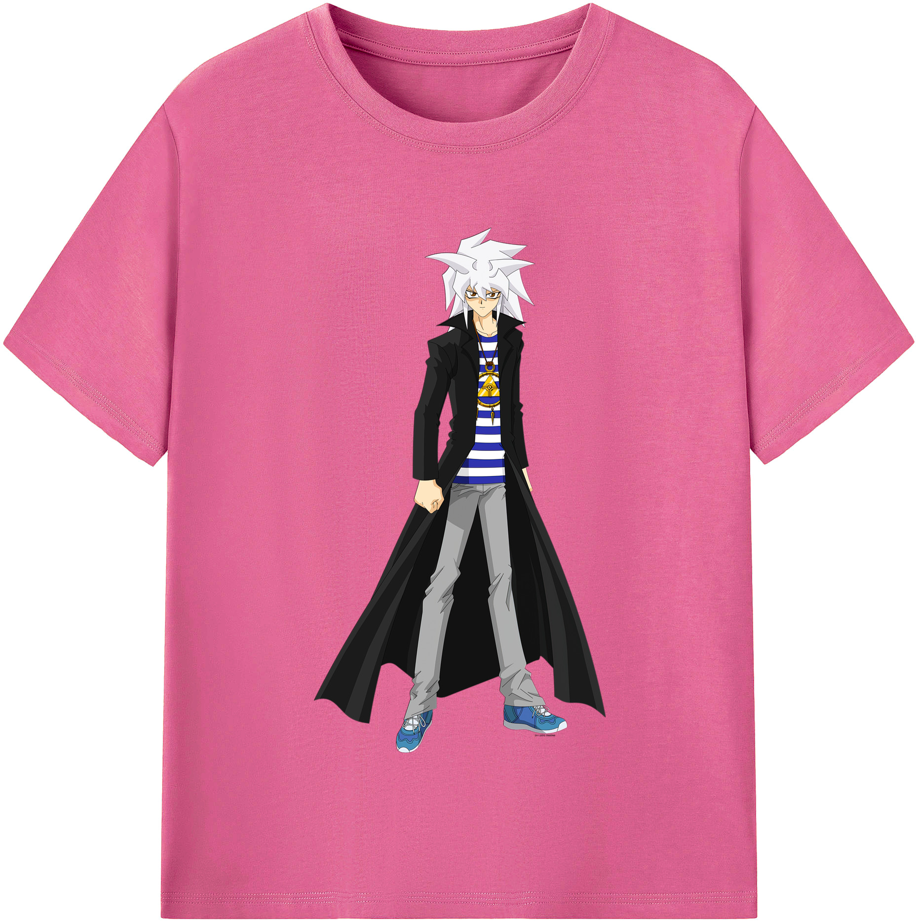（画像用） 遊☆戯☆王 Yu-Gi-Oh! レディースカジュアルプリントTシャツ（綿100％）