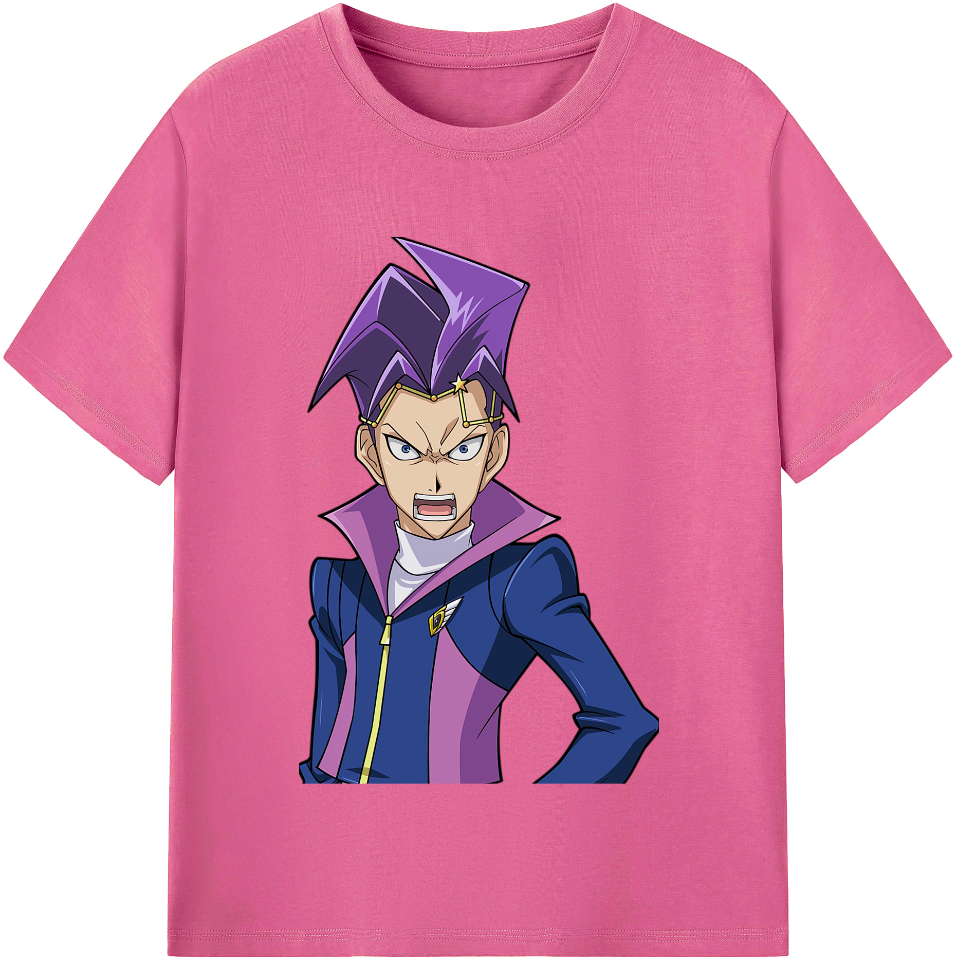 （画像用） 遊☆戯☆王 Yu-Gi-Oh! レディースカジュアルプリントTシャツ（綿100％）