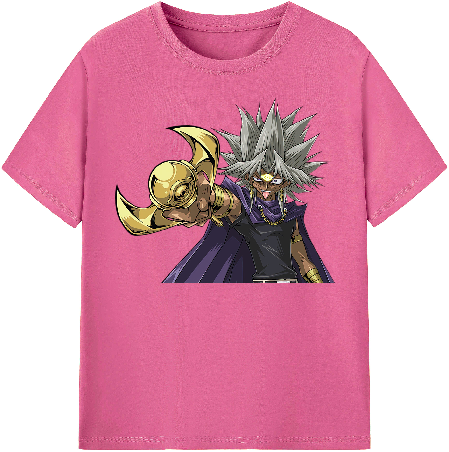 （画像用） 遊☆戯☆王 Yu-Gi-Oh! レディースカジュアルプリントTシャツ（綿100％）