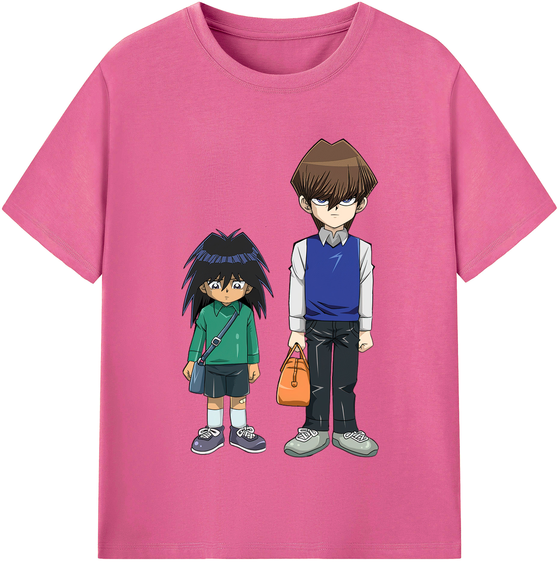 （画像用） 遊☆戯☆王 Yu-Gi-Oh! レディースカジュアルプリントTシャツ（綿100％）