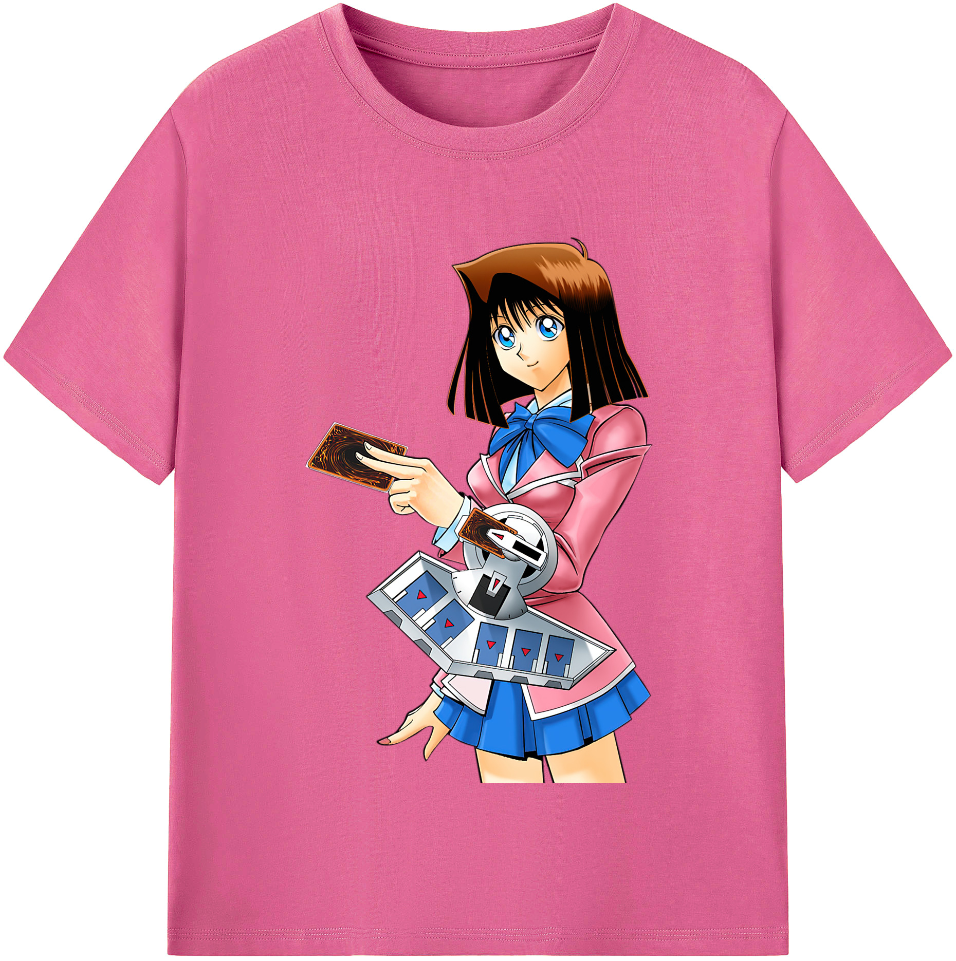 （画像用） 遊☆戯☆王 Yu-Gi-Oh! レディースカジュアルプリントTシャツ（綿100％）