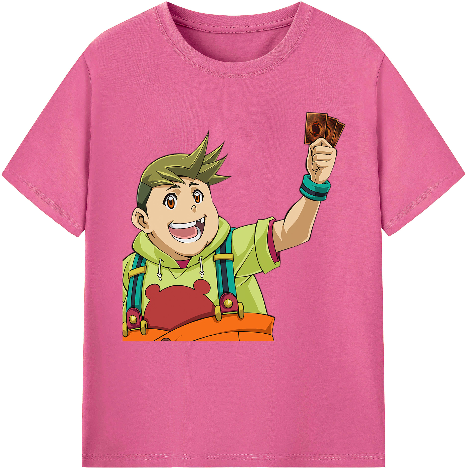 （画像用） 遊☆戯☆王 Yu-Gi-Oh! レディースカジュアルプリントTシャツ（綿100％）