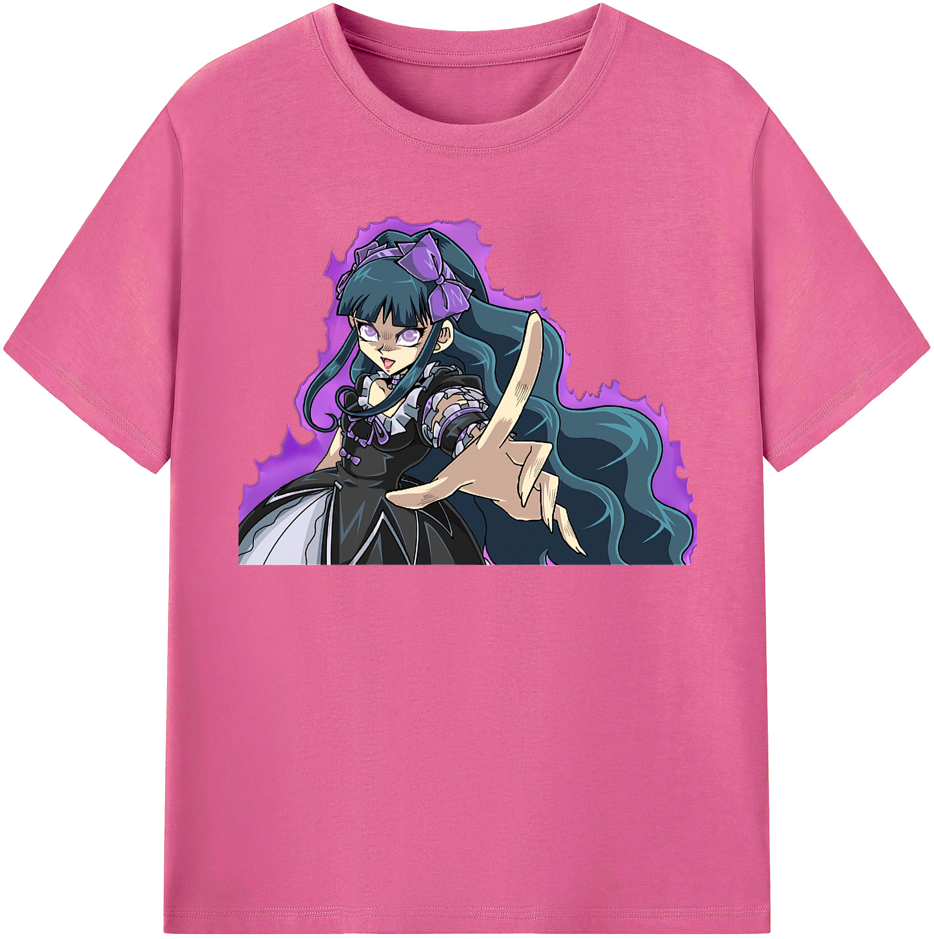 （画像用） 遊☆戯☆王 Yu-Gi-Oh! レディースカジュアルプリントTシャツ（綿100％）
