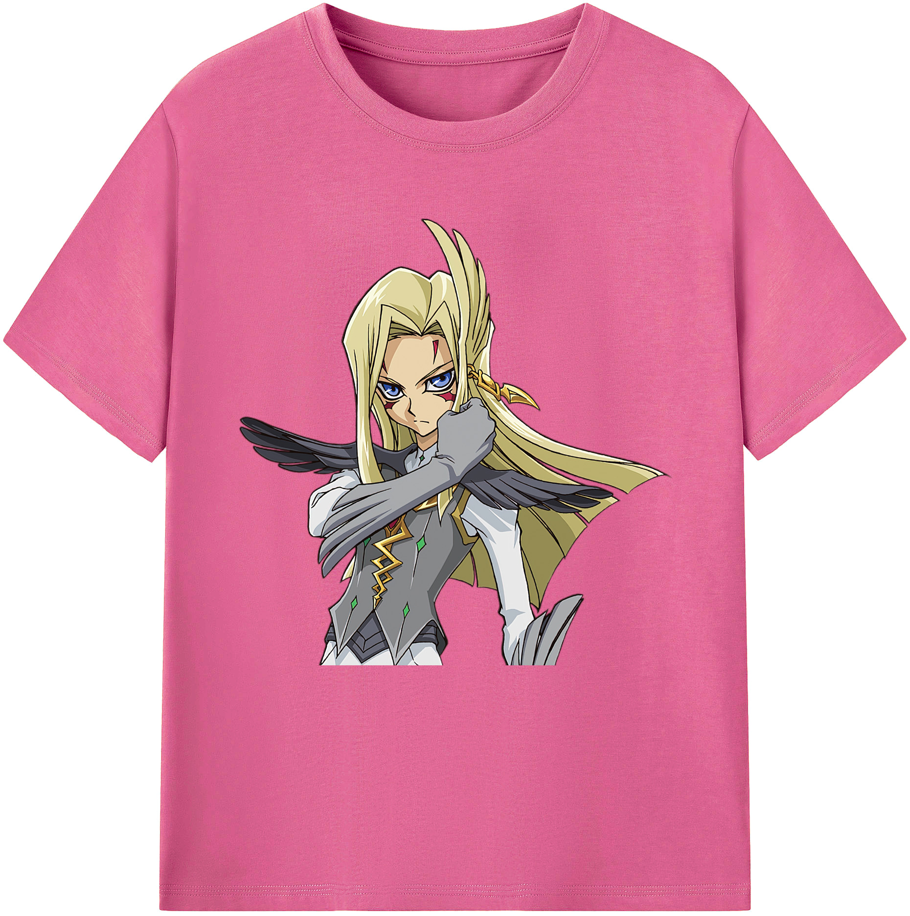 （画像用） 遊☆戯☆王 Yu-Gi-Oh! レディースカジュアルプリントTシャツ（綿100％）