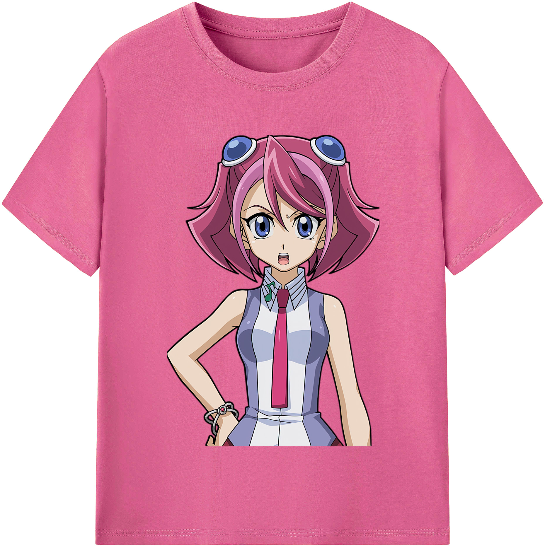 （画像用） 遊☆戯☆王 Yu-Gi-Oh! レディースカジュアルプリントTシャツ（綿100％）