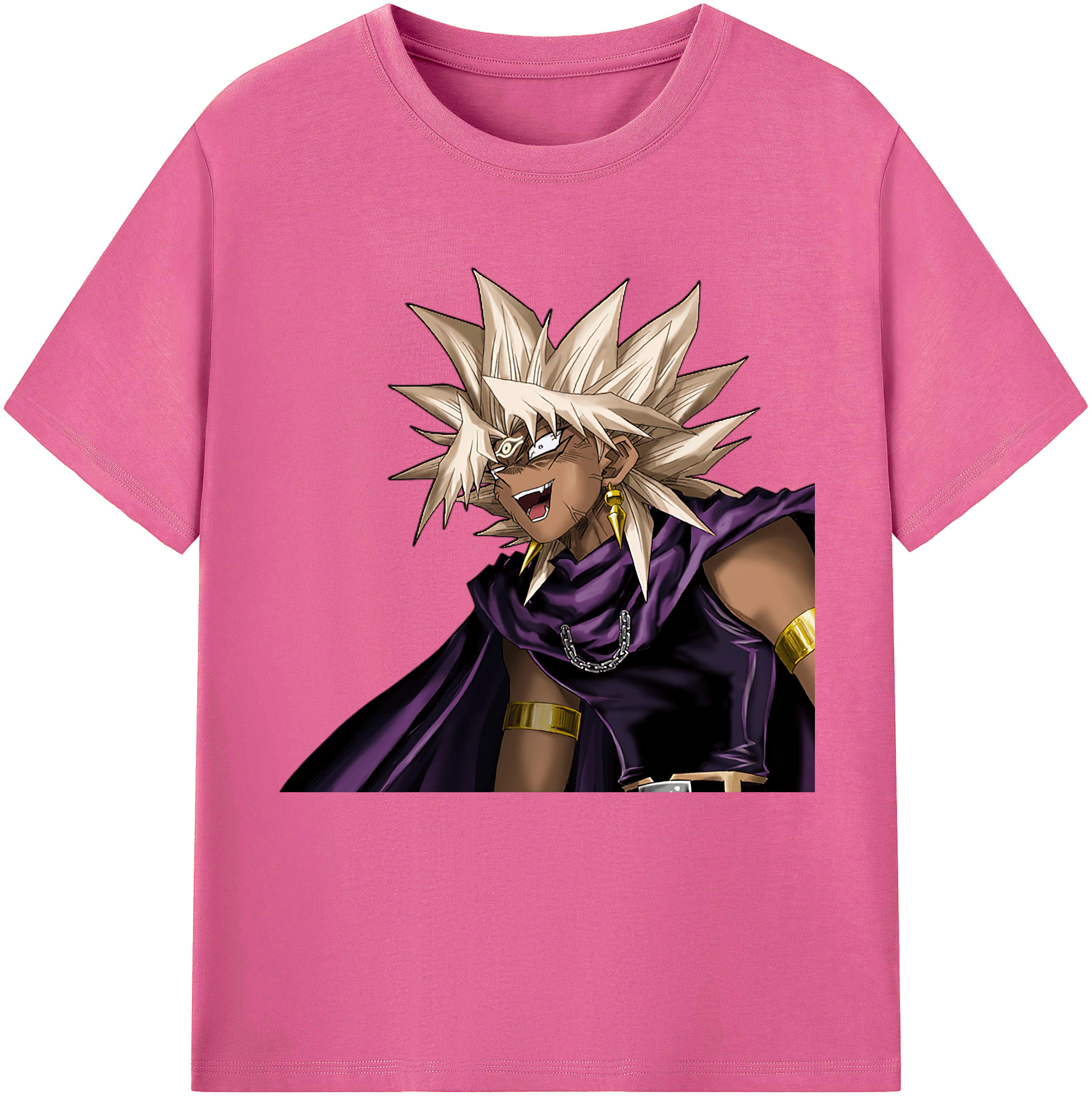 （画像用） 遊☆戯☆王 Yu-Gi-Oh! レディースカジュアルプリントTシャツ（綿100％）