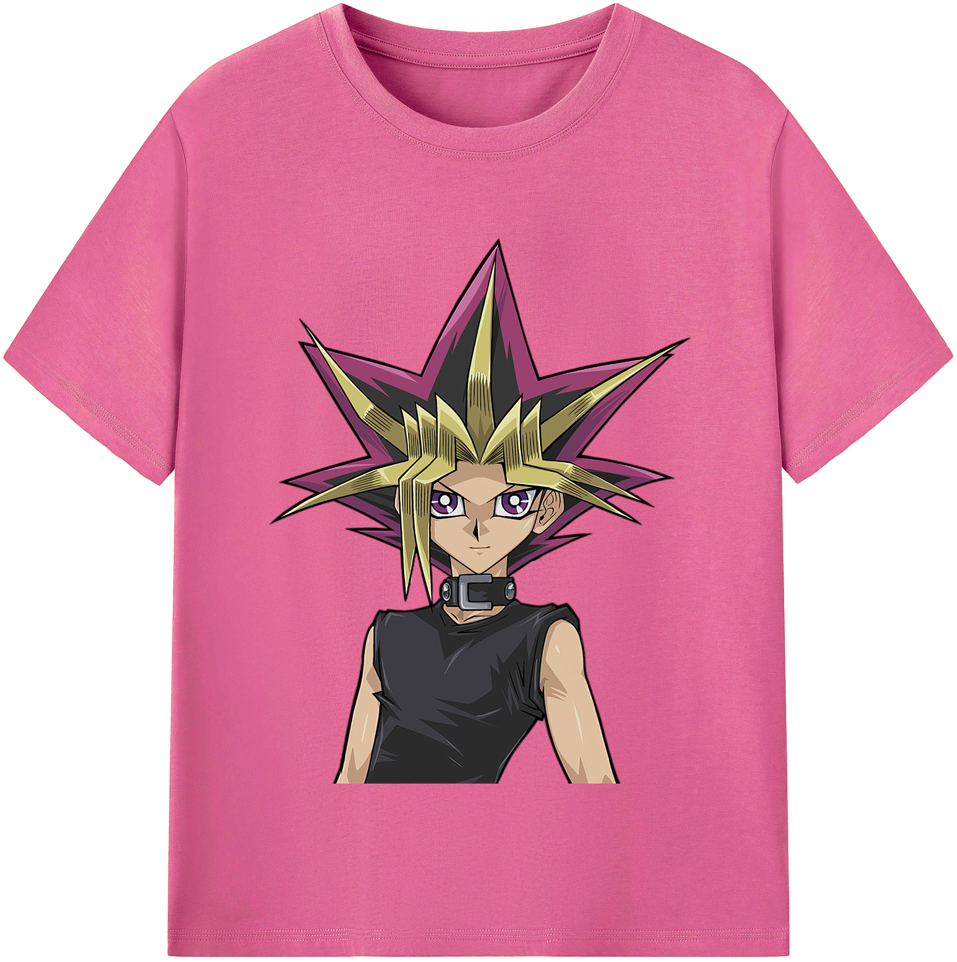 （画像用） 遊☆戯☆王 Yu-Gi-Oh! レディースカジュアルプリントTシャツ（綿100％）