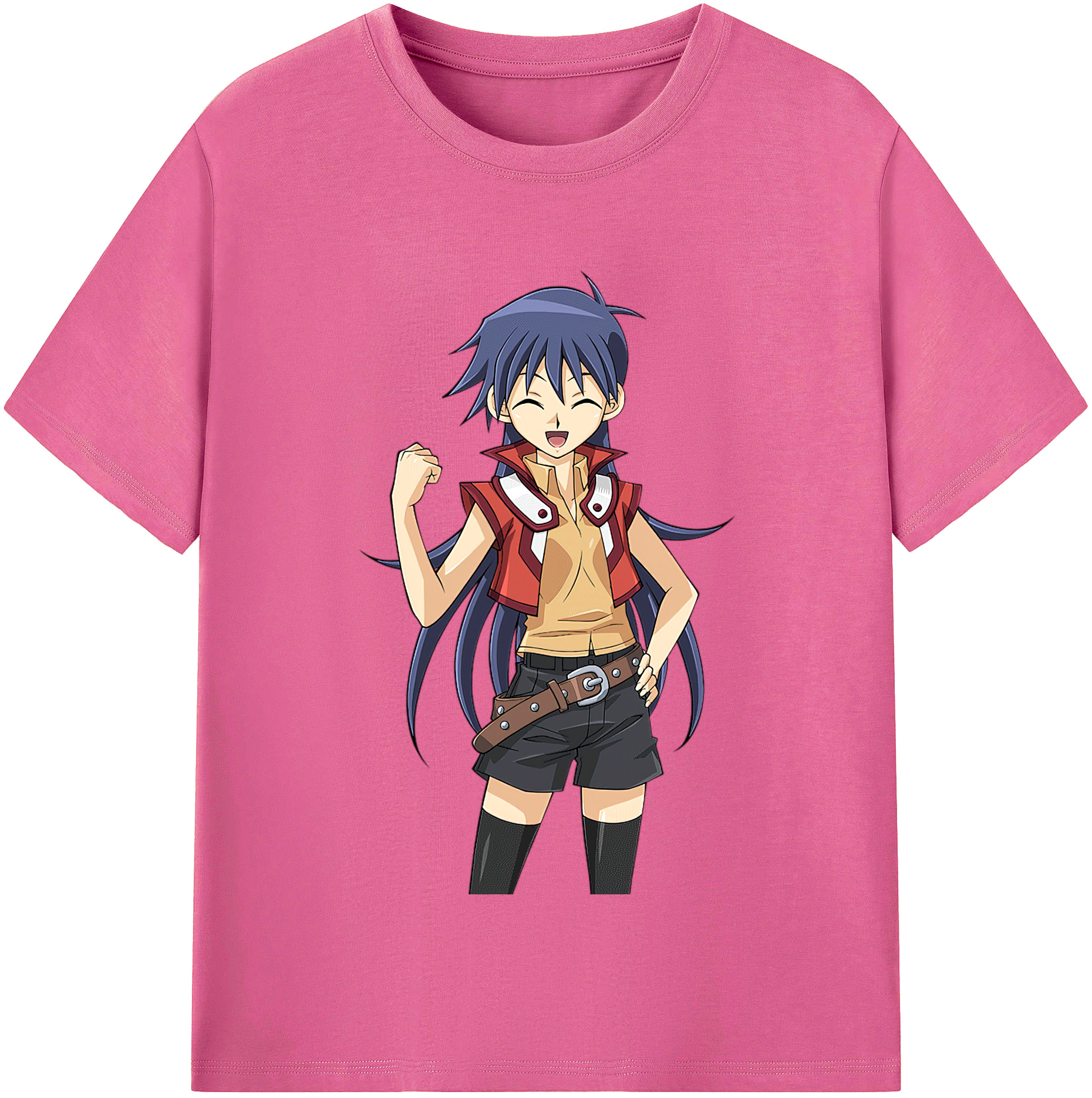 （画像用） 遊☆戯☆王 Yu-Gi-Oh! レディースカジュアルプリントTシャツ（綿100％）