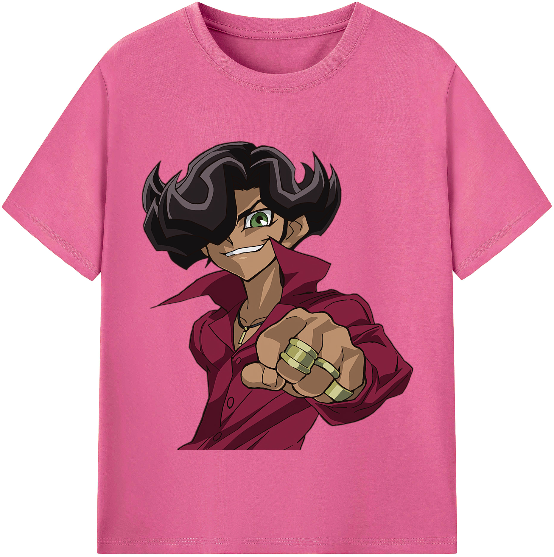 （画像用） 遊☆戯☆王 Yu-Gi-Oh! レディースカジュアルプリントTシャツ（綿100％）