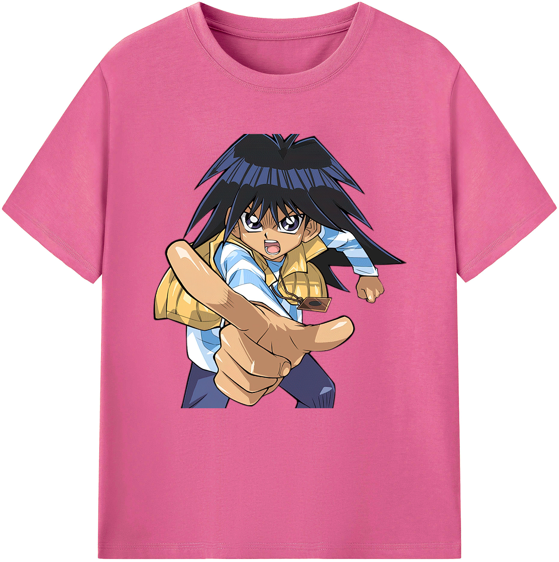 （画像用） 遊☆戯☆王 Yu-Gi-Oh! レディースカジュアルプリントTシャツ（綿100％）