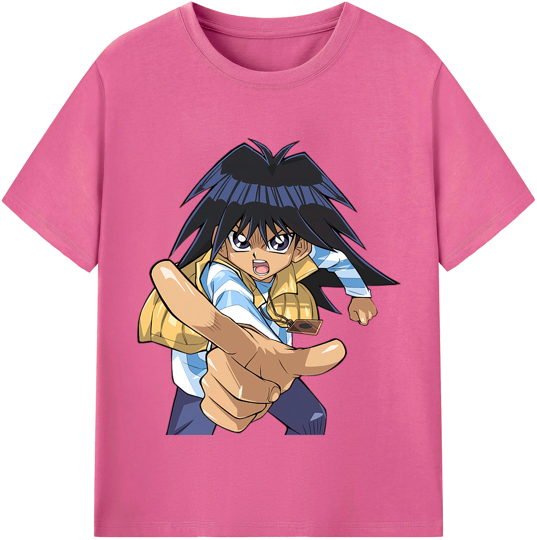 （画像用） 遊☆戯☆王 Yu-Gi-Oh! レディースカジュアルプリントTシャツ（綿100％）