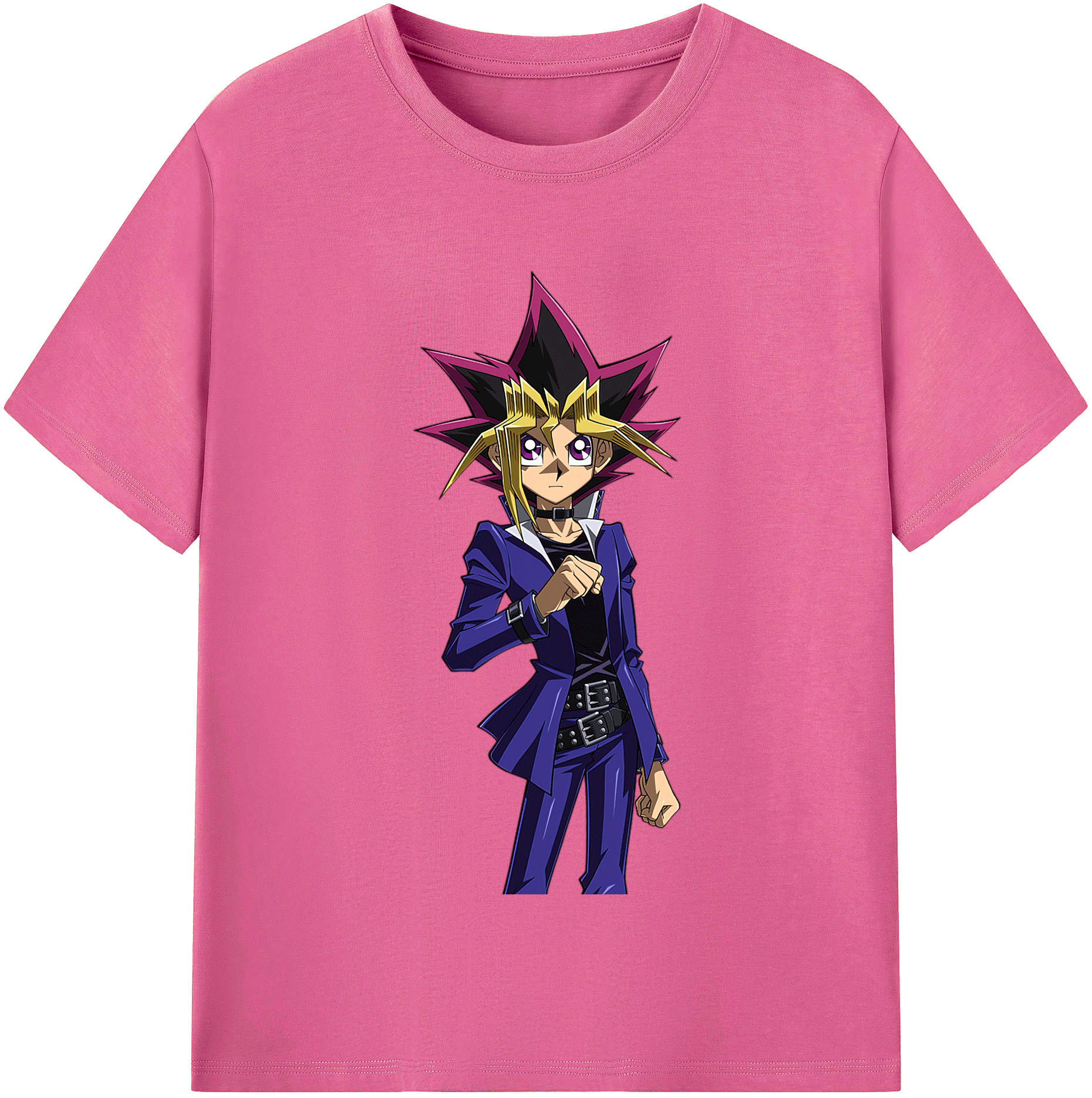 （画像用） 遊☆戯☆王 Yu-Gi-Oh! レディースカジュアルプリントTシャツ（綿100％）