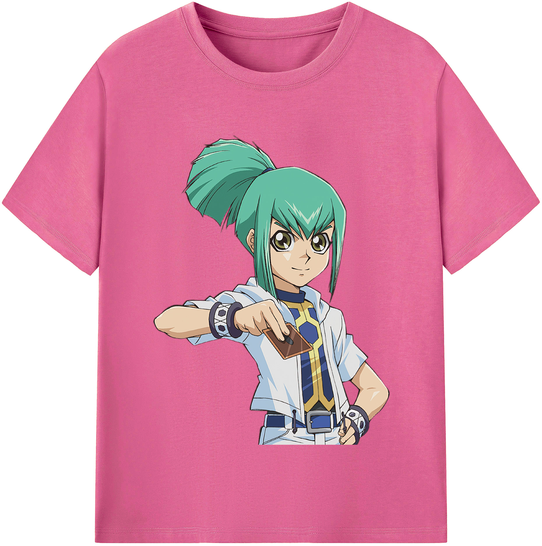 （画像用） 遊☆戯☆王 Yu-Gi-Oh! レディースカジュアルプリントTシャツ（綿100％）