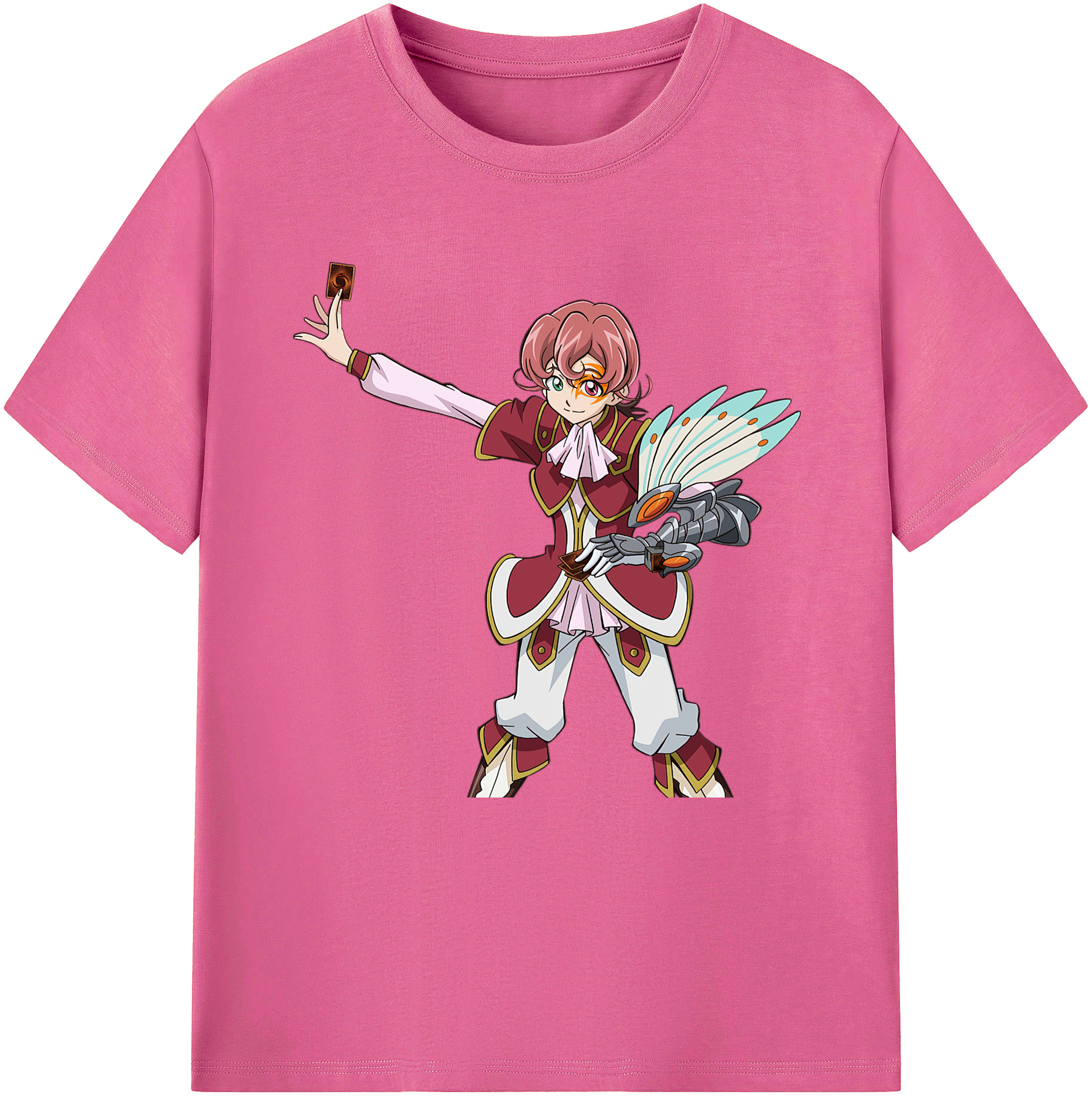 （画像用） 遊☆戯☆王 Yu-Gi-Oh! レディースカジュアルプリントTシャツ（綿100％）
