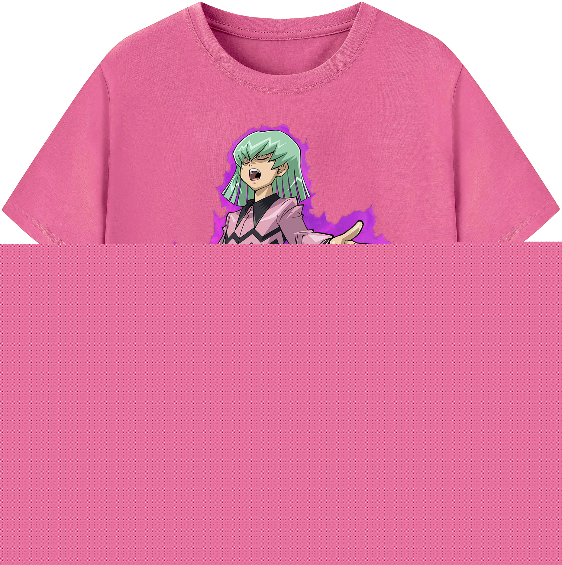 （画像用） 遊☆戯☆王 Yu-Gi-Oh! レディースカジュアルプリントTシャツ（綿100％）
