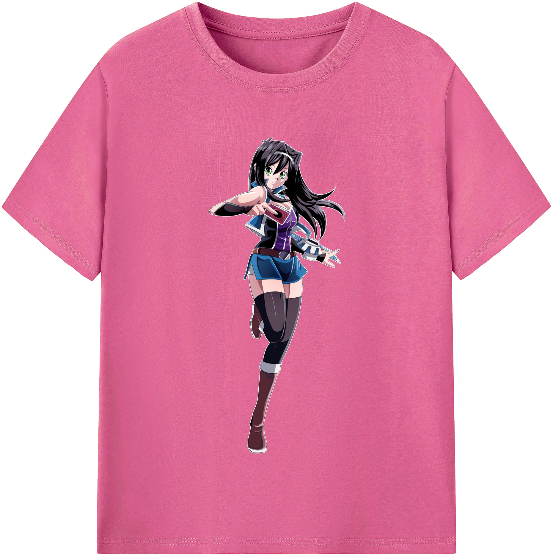 （画像用） 遊☆戯☆王 Yu-Gi-Oh! レディースカジュアルプリントTシャツ（綿100％）