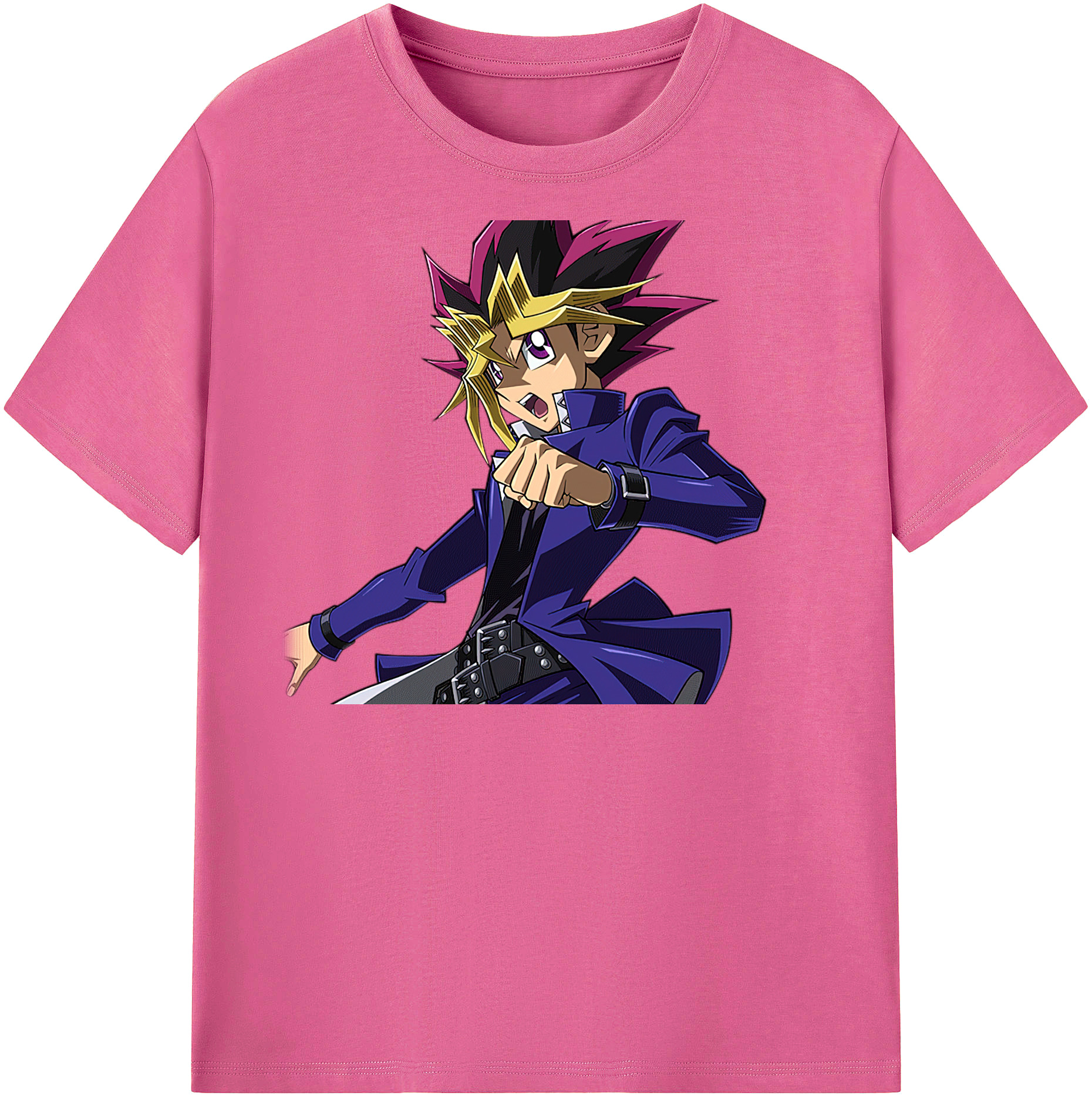 （画像用） 遊☆戯☆王 Yu-Gi-Oh! レディースカジュアルプリントTシャツ（綿100％）