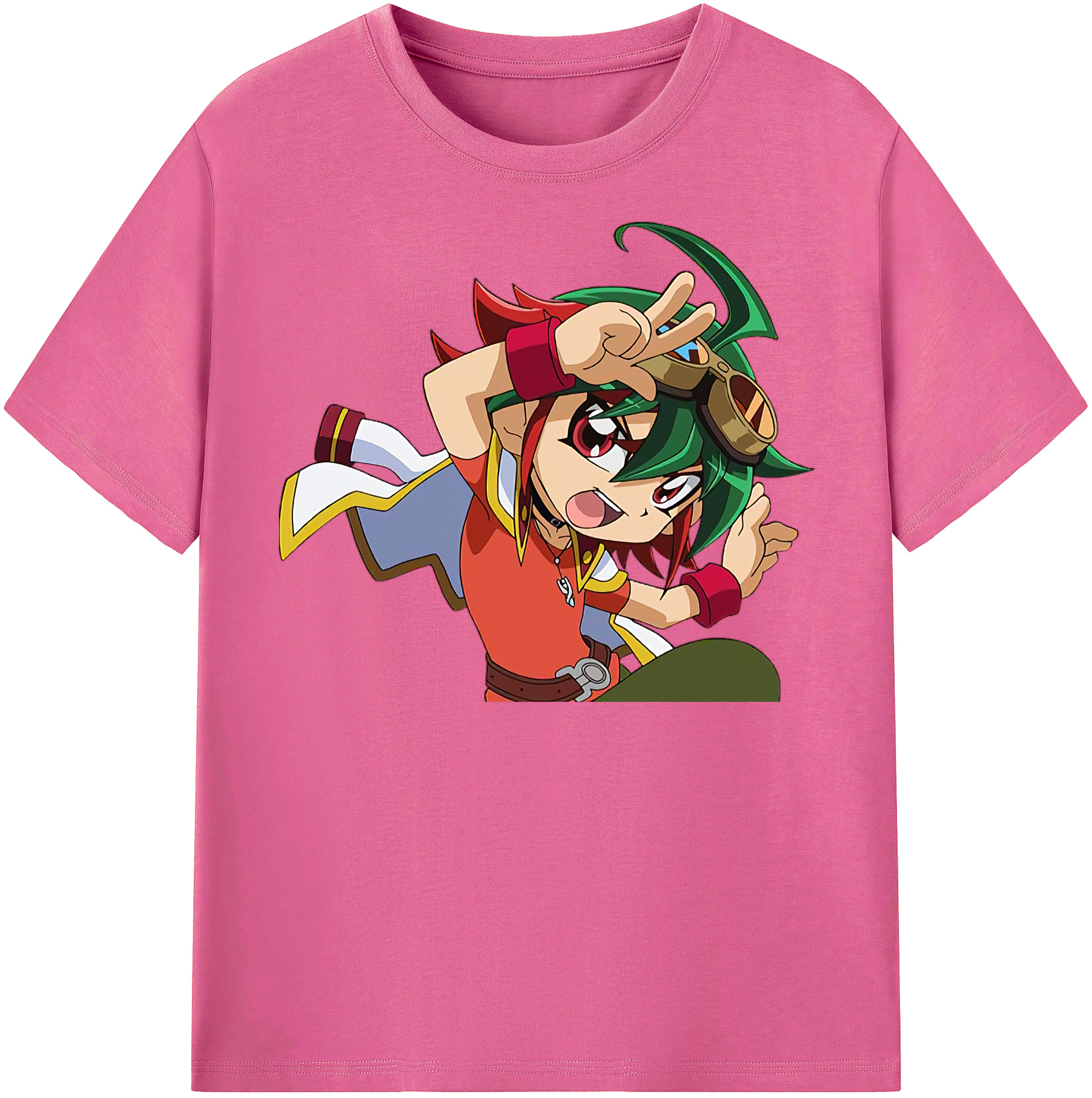 （画像用） 遊☆戯☆王 Yu-Gi-Oh! レディースカジュアルプリントTシャツ（綿100％）