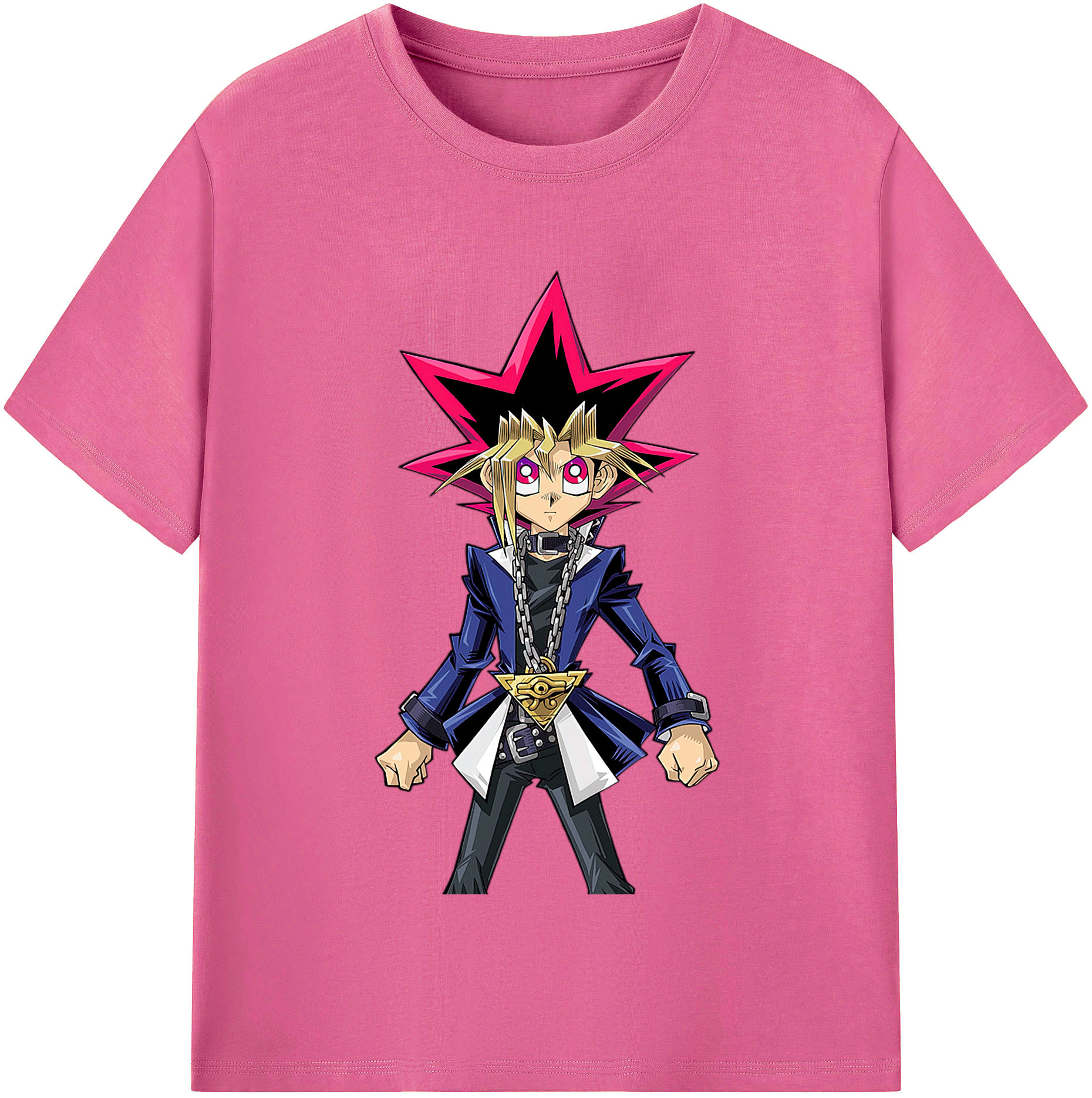 （画像用） 遊☆戯☆王 Yu-Gi-Oh! レディースカジュアルプリントTシャツ（綿100％）