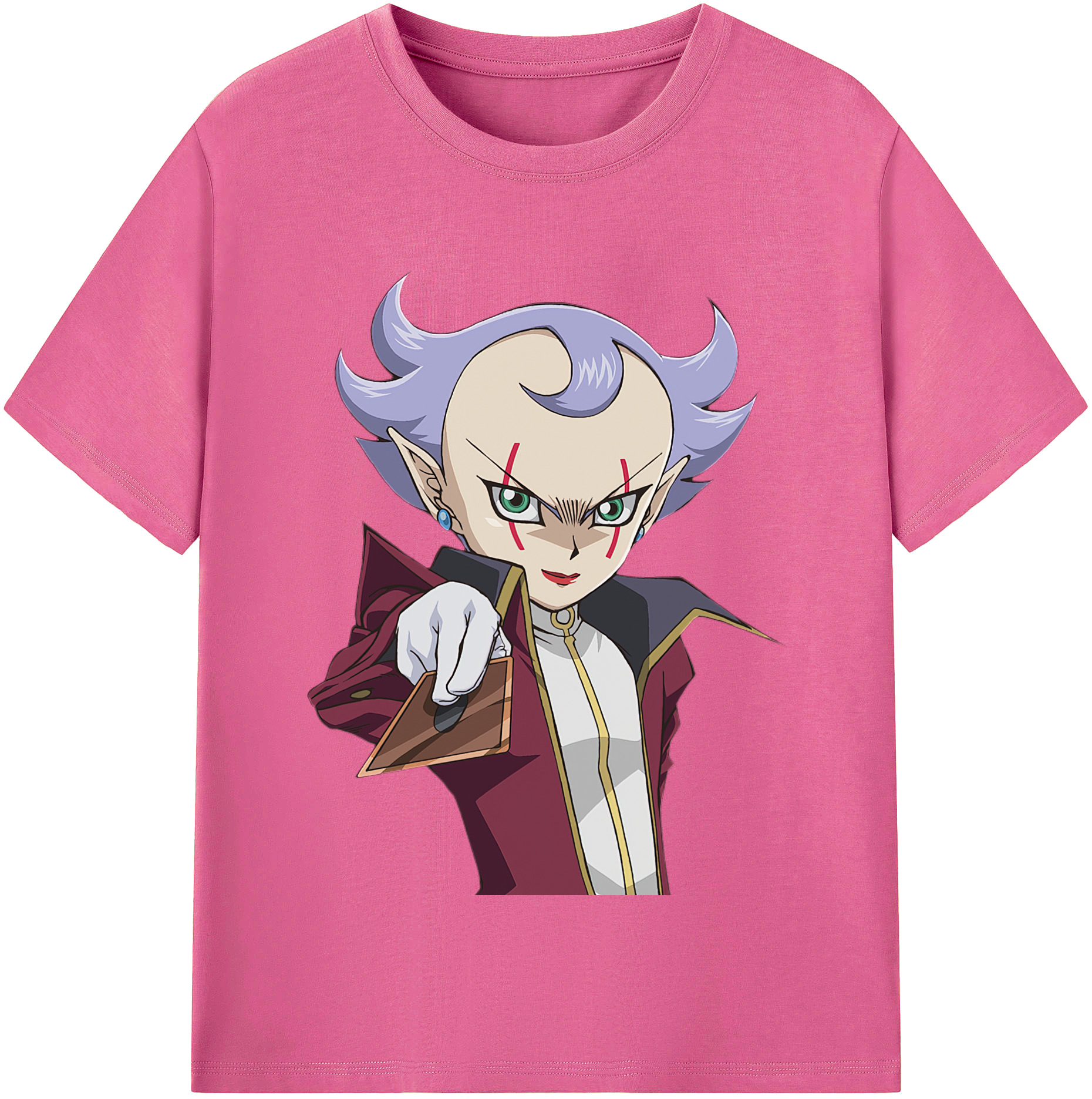 （画像用） 遊☆戯☆王 Yu-Gi-Oh! レディースカジュアルプリントTシャツ（綿100％）