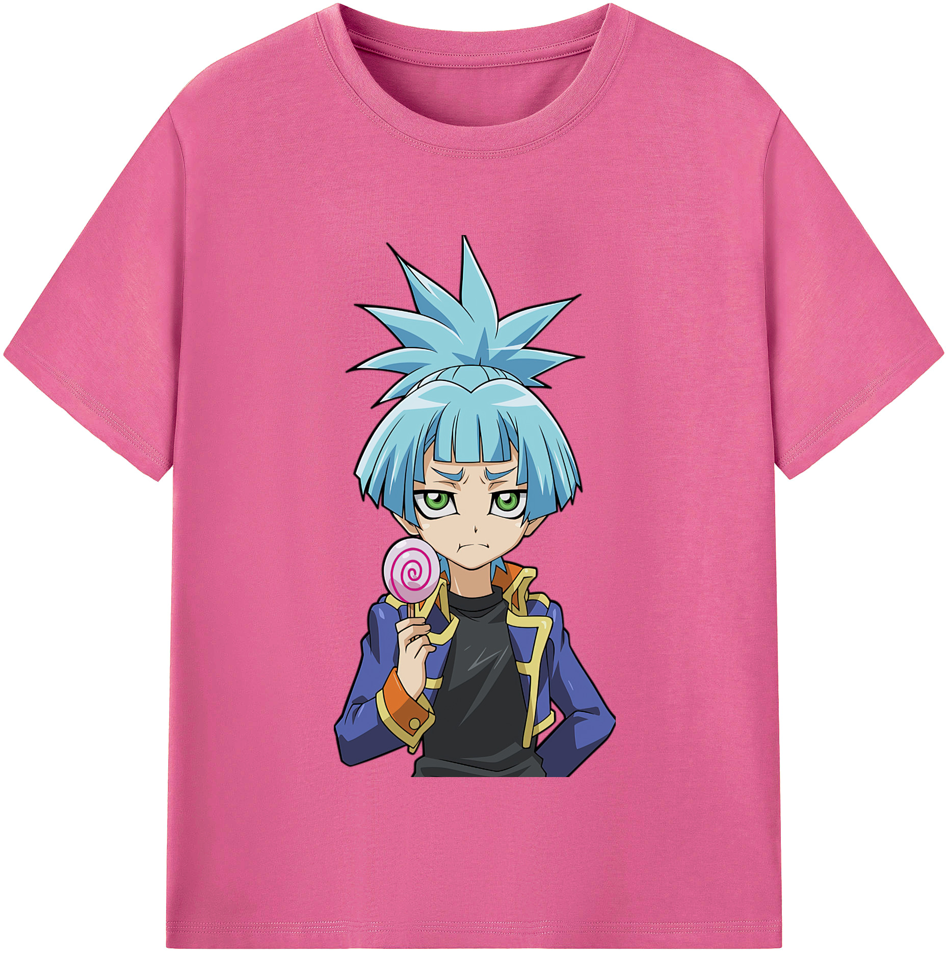 （画像用） 遊☆戯☆王 Yu-Gi-Oh! レディースカジュアルプリントTシャツ（綿100％）
