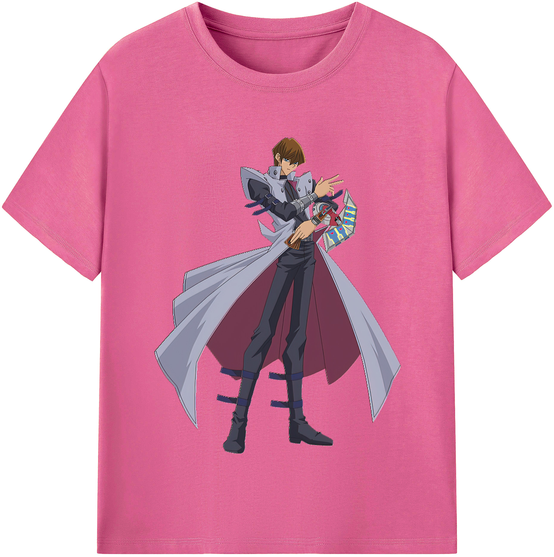（画像用） 遊☆戯☆王 Yu-Gi-Oh! レディースカジュアルプリントTシャツ（綿100％）