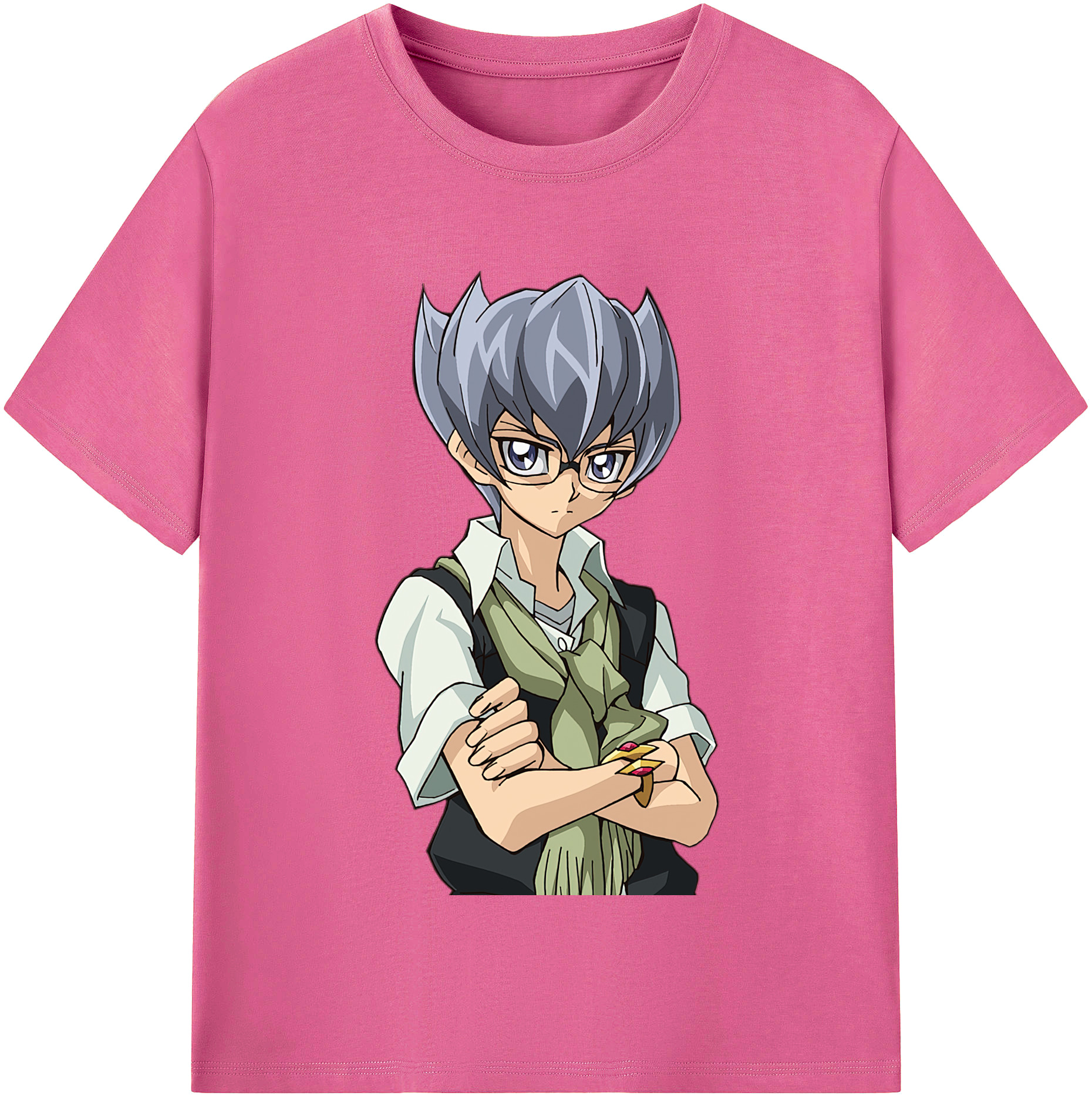 （画像用） 遊☆戯☆王 Yu-Gi-Oh! レディースカジュアルプリントTシャツ（綿100％）