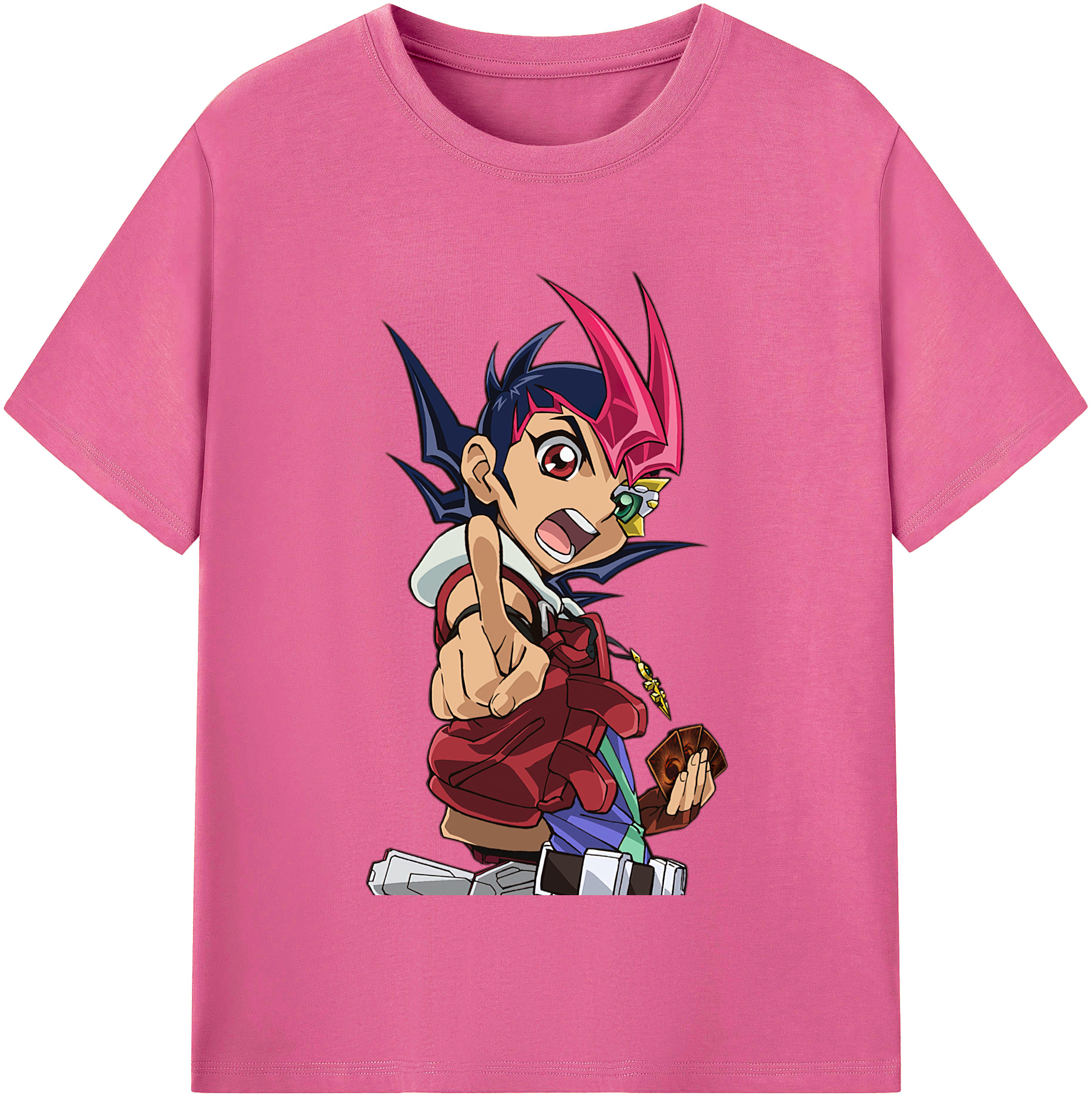 （画像用） 遊☆戯☆王 Yu-Gi-Oh! レディースカジュアルプリントTシャツ（綿100％）