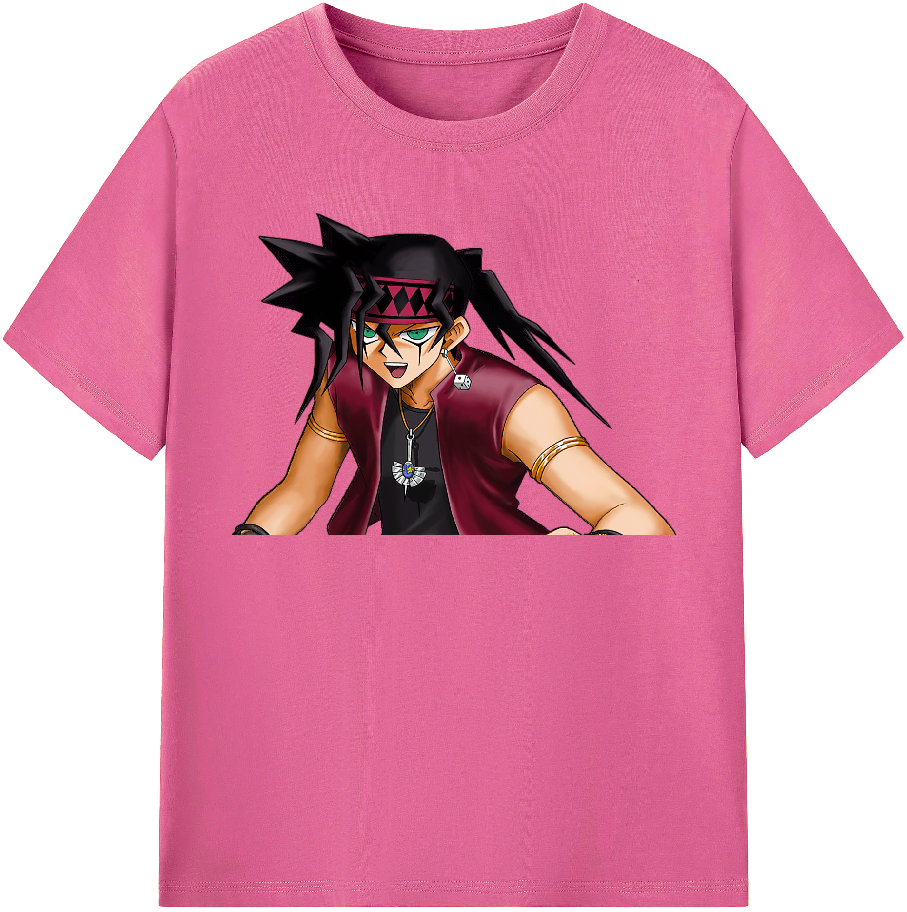 （画像用） 遊☆戯☆王 Yu-Gi-Oh! レディースカジュアルプリントTシャツ（綿100％）