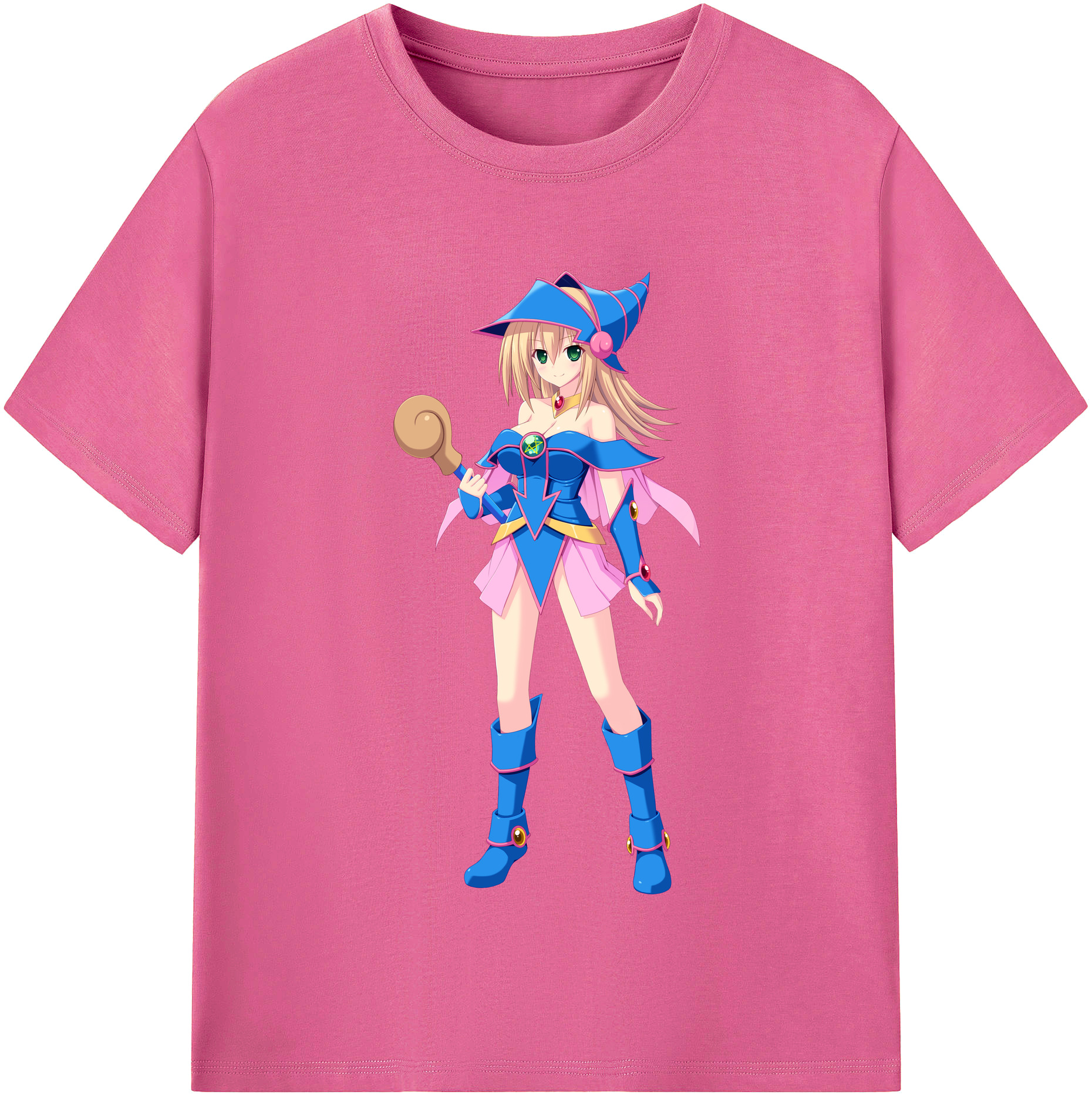 （画像用） 遊☆戯☆王 Yu-Gi-Oh! レディースカジュアルプリントTシャツ（綿100％）