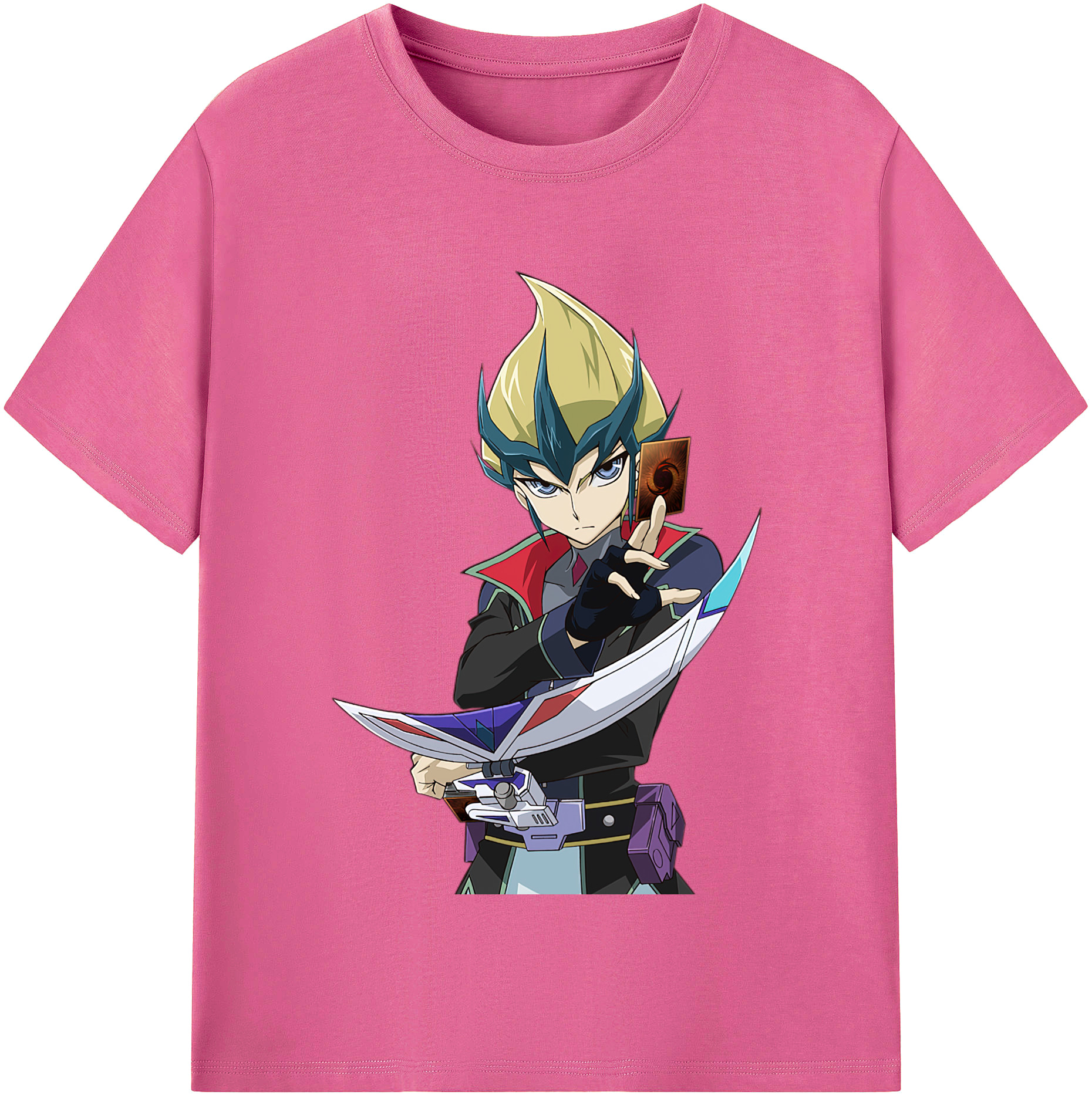 （画像用） 遊☆戯☆王 Yu-Gi-Oh! レディースカジュアルプリントTシャツ（綿100％）