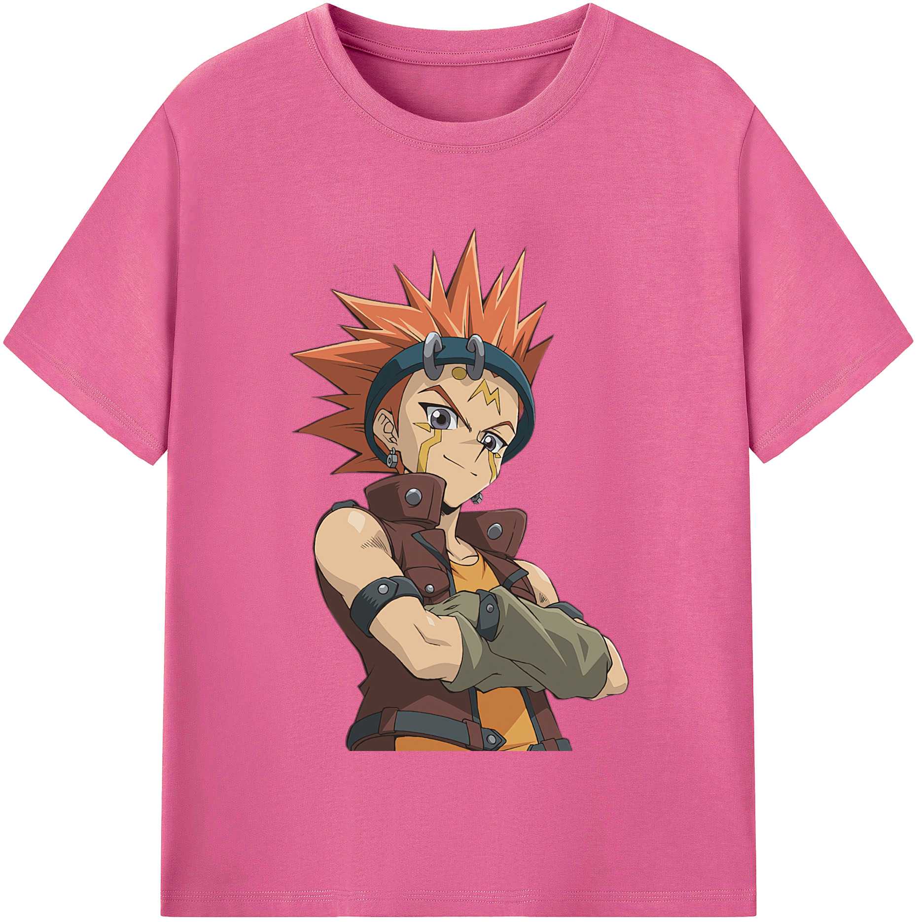 （画像用） 遊☆戯☆王 Yu-Gi-Oh! レディースカジュアルプリントTシャツ（綿100％）