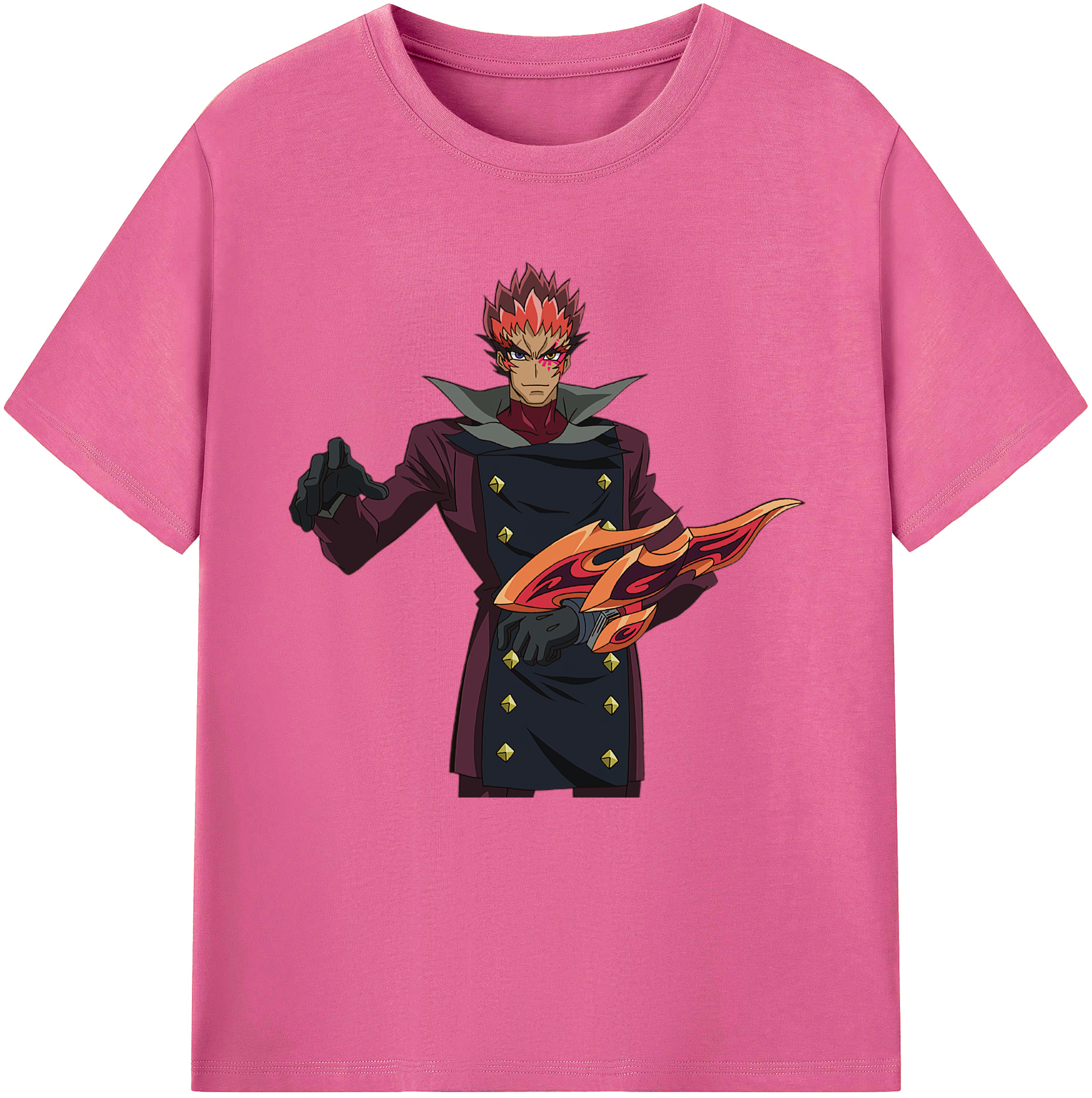 （画像用） 遊☆戯☆王 Yu-Gi-Oh! レディースカジュアルプリントTシャツ（綿100％）