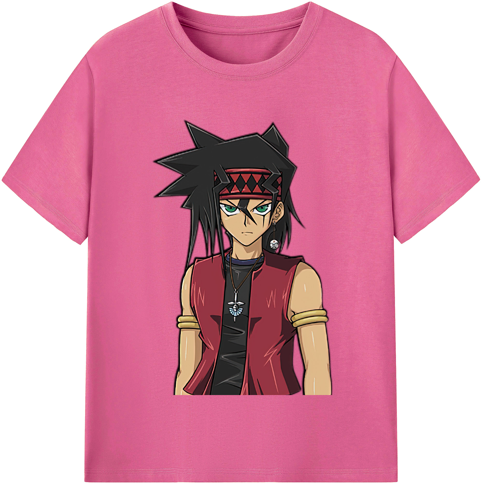 （画像用） 遊☆戯☆王 Yu-Gi-Oh! レディースカジュアルプリントTシャツ（綿100％）
