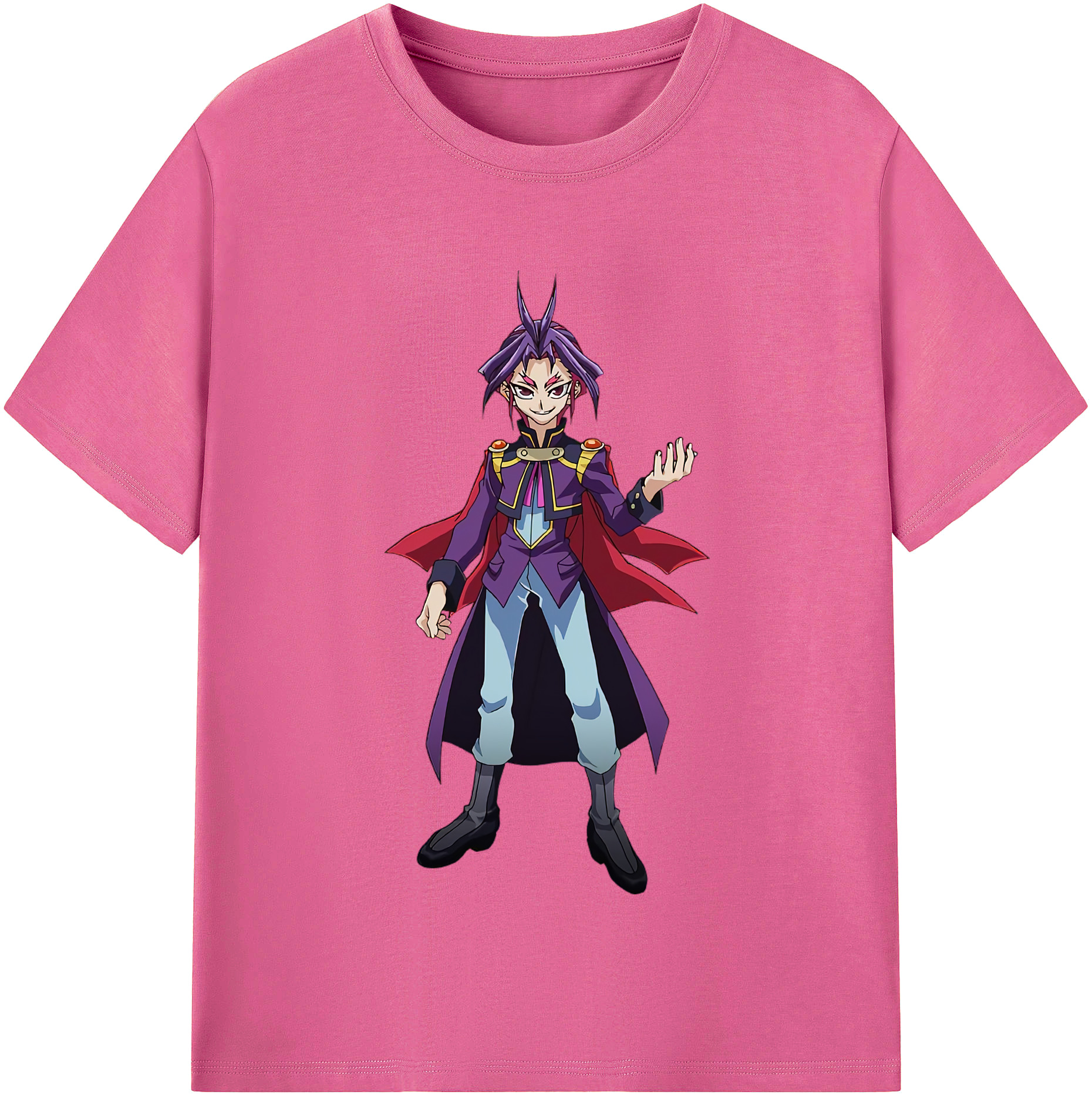 （画像用） 遊☆戯☆王 Yu-Gi-Oh! レディースカジュアルプリントTシャツ（綿100％）