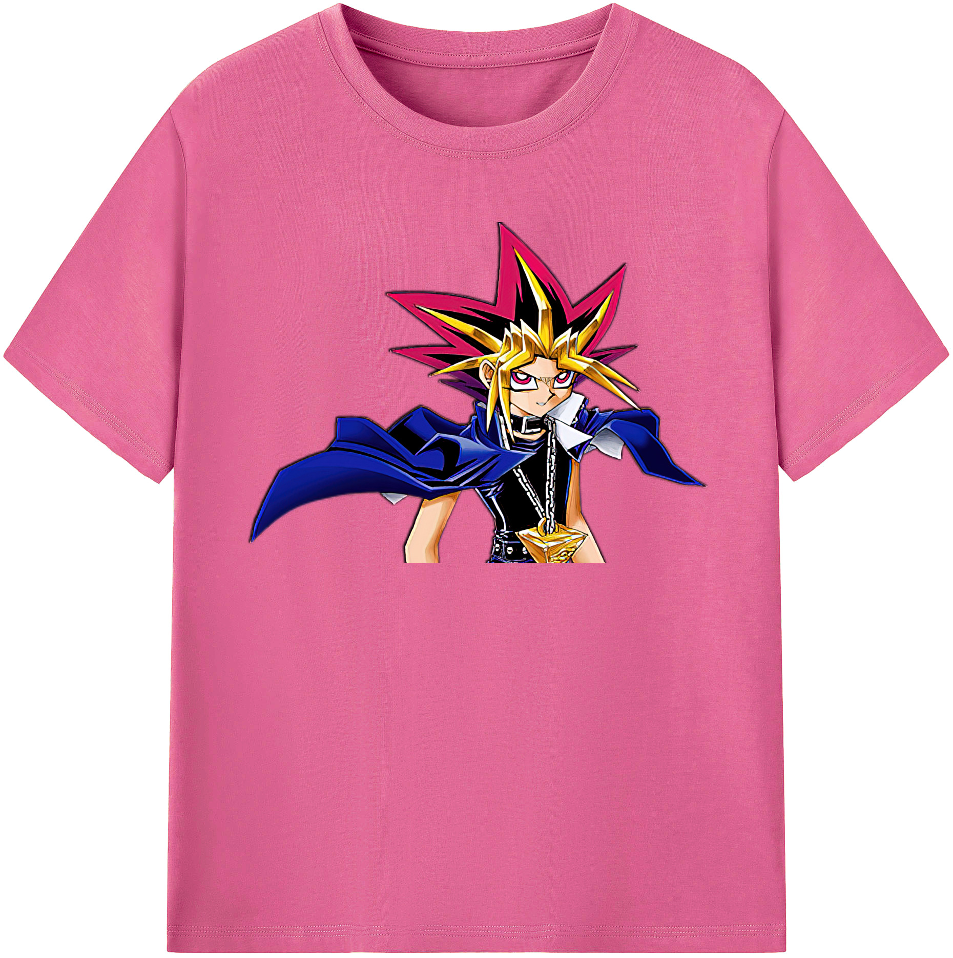 （画像用） 遊☆戯☆王 Yu-Gi-Oh! レディースカジュアルプリントTシャツ（綿100％）