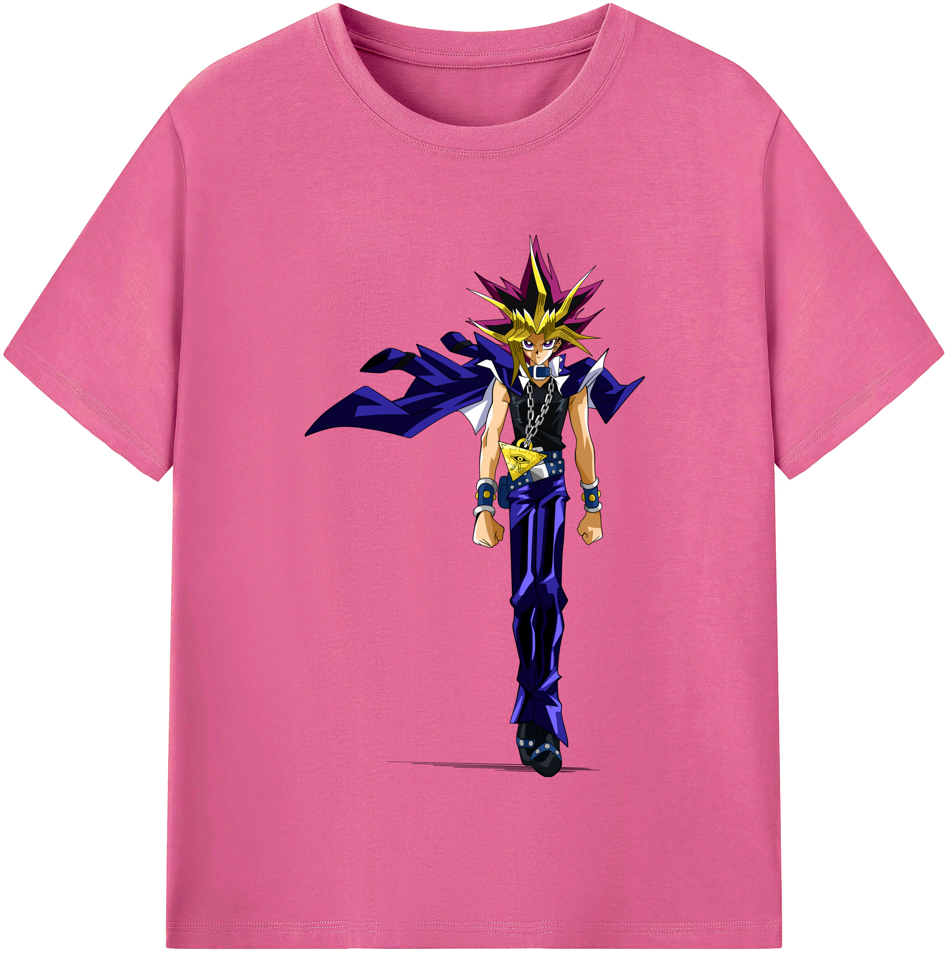（画像用） 遊☆戯☆王 Yu-Gi-Oh! レディースカジュアルプリントTシャツ（綿100％）