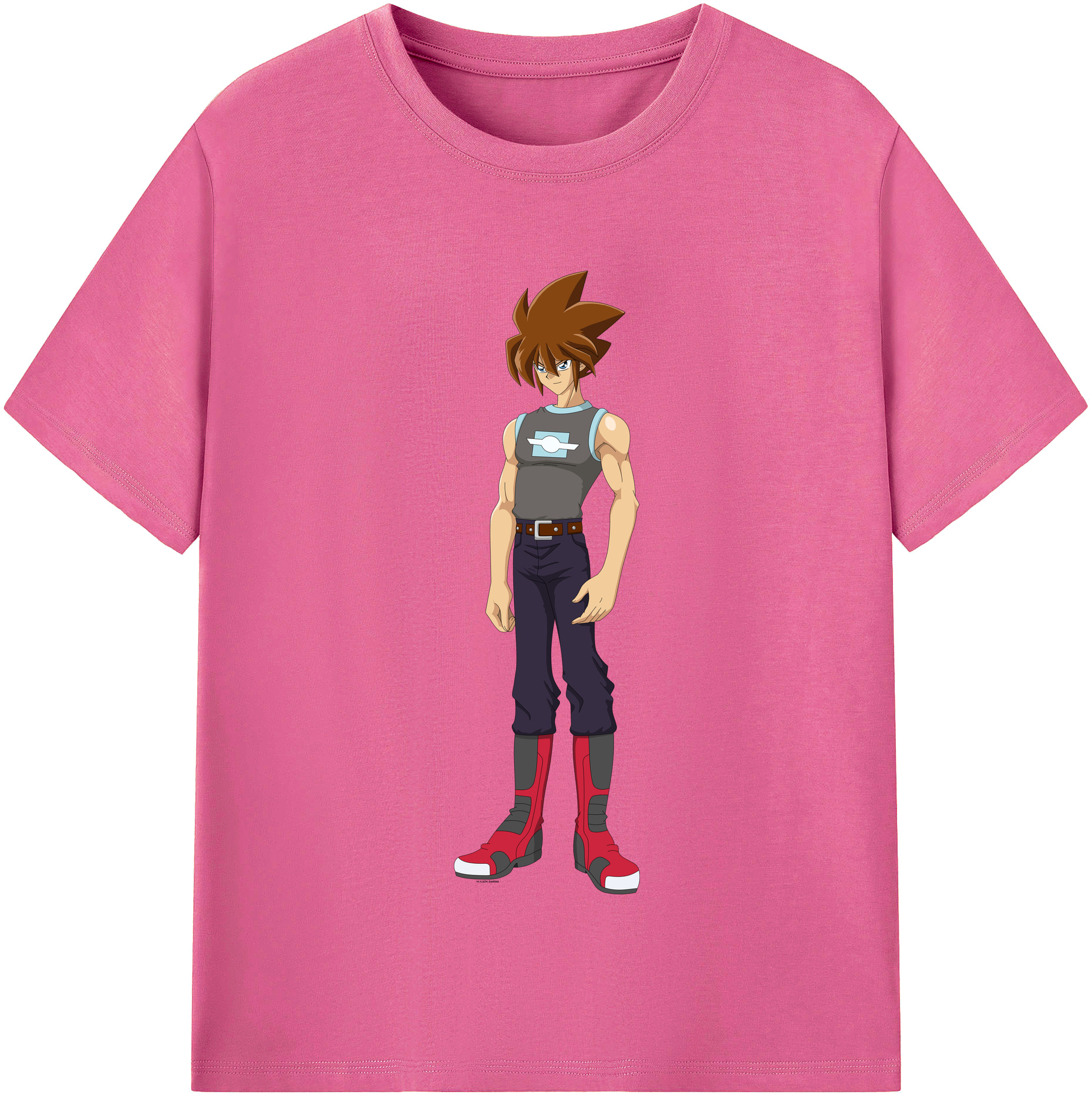 （画像用） 遊☆戯☆王 Yu-Gi-Oh! レディースカジュアルプリントTシャツ（綿100％）