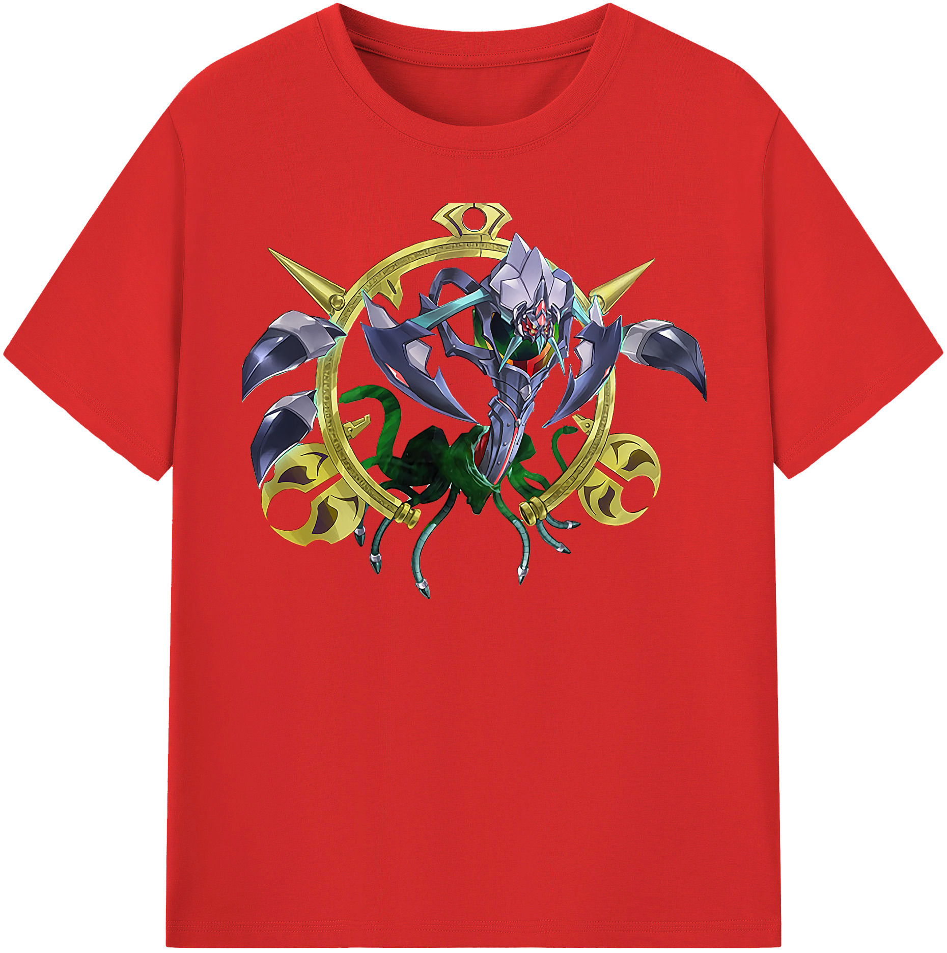 （画像用） 遊☆戯☆王 Yu-Gi-Oh! レディースカジュアルプリントTシャツ（綿100％）