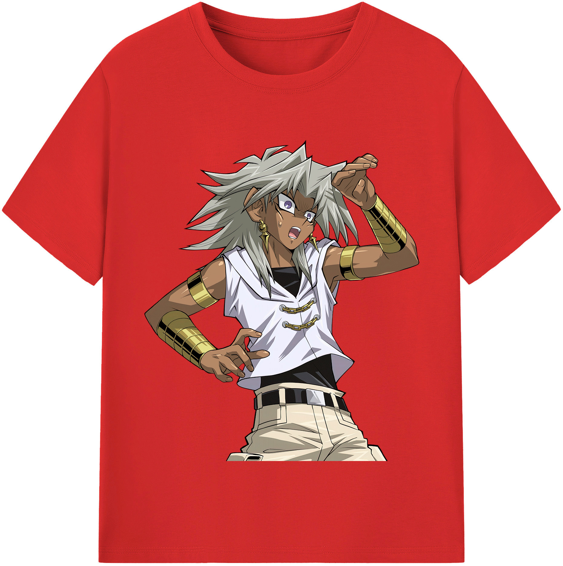 （画像用） 遊☆戯☆王 Yu-Gi-Oh! レディースカジュアルプリントTシャツ（綿100％）