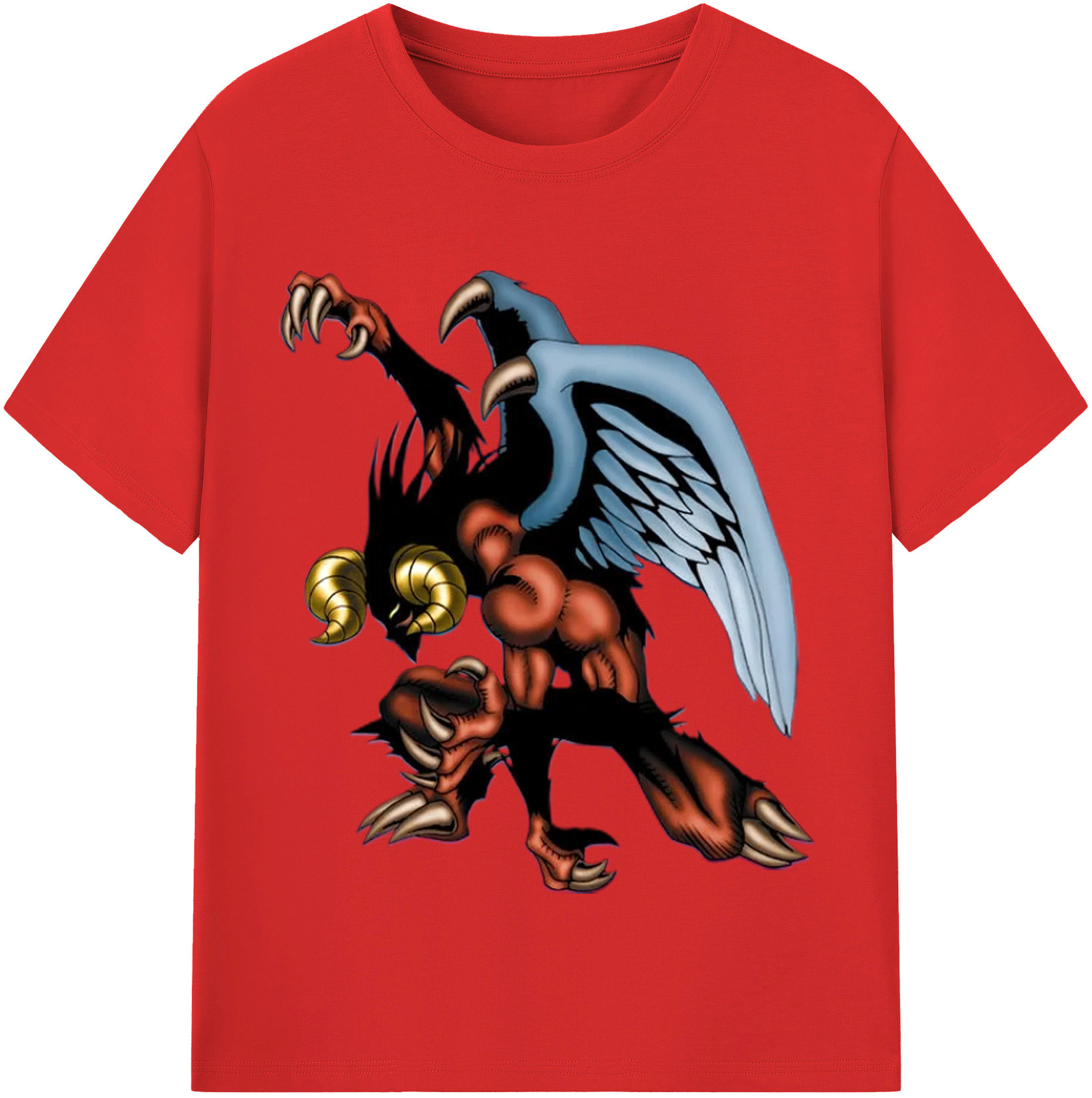 （画像用） 遊☆戯☆王 Yu-Gi-Oh! レディースカジュアルプリントTシャツ（綿100％）