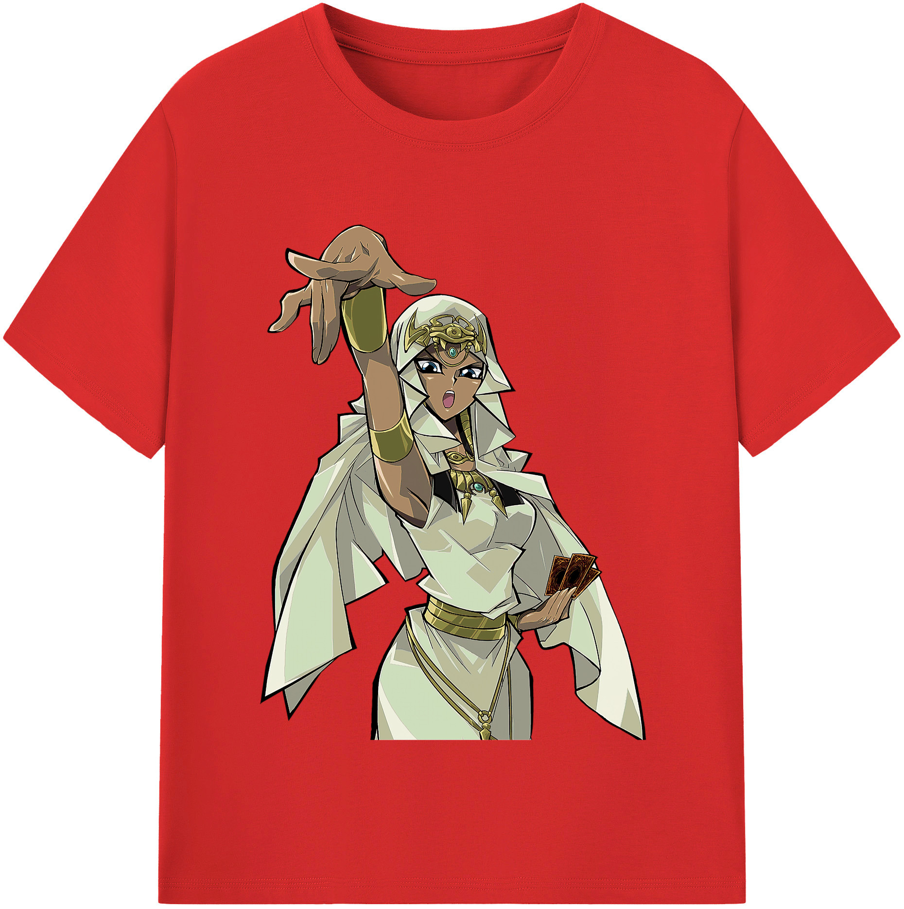 （画像用） 遊☆戯☆王 Yu-Gi-Oh! レディースカジュアルプリントTシャツ（綿100％）